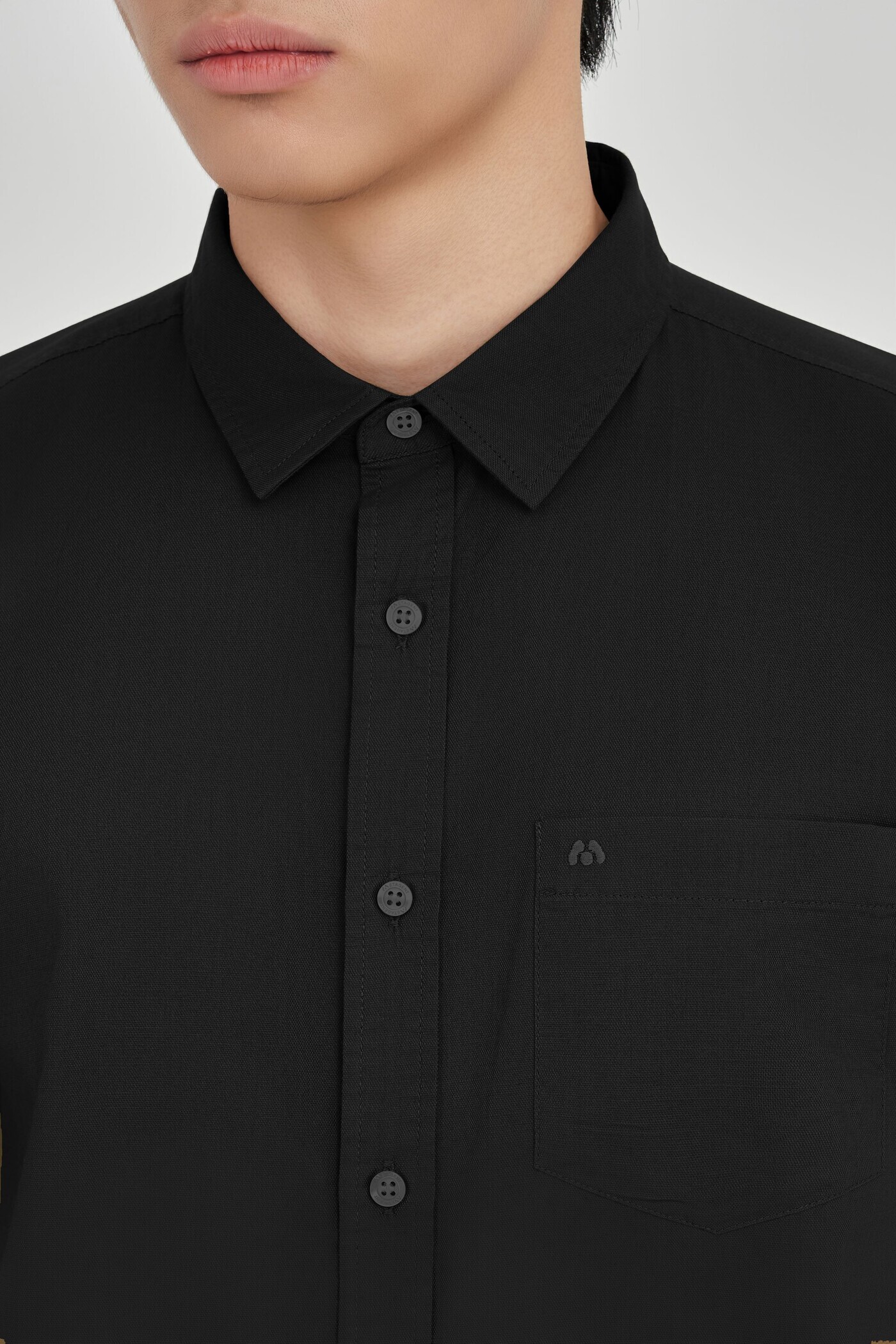 Áo sơ mi Regular Cotton túi ngực