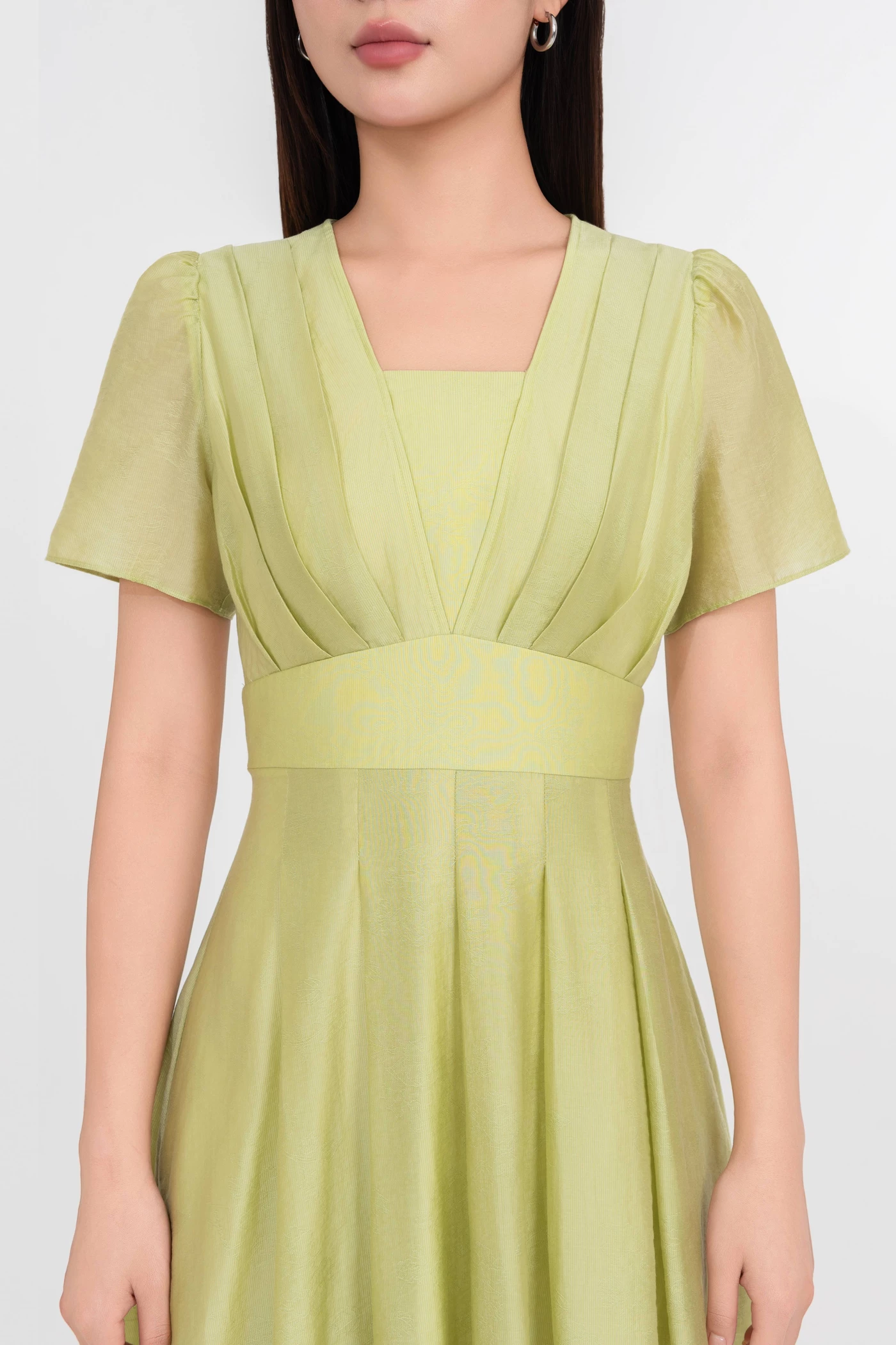 Đầm xòe Tencel Pleated