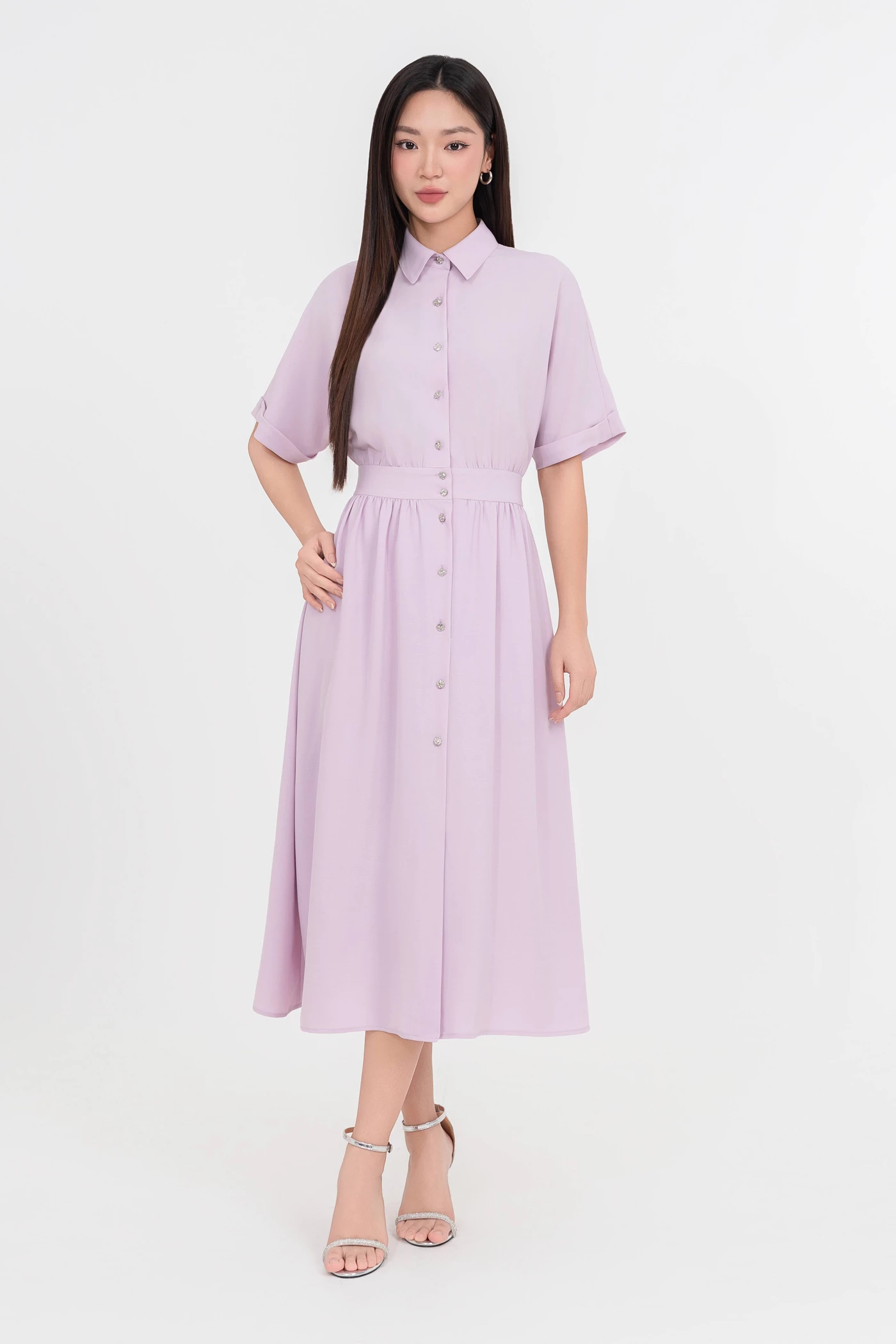 Đầm xòe Minimal Cotton