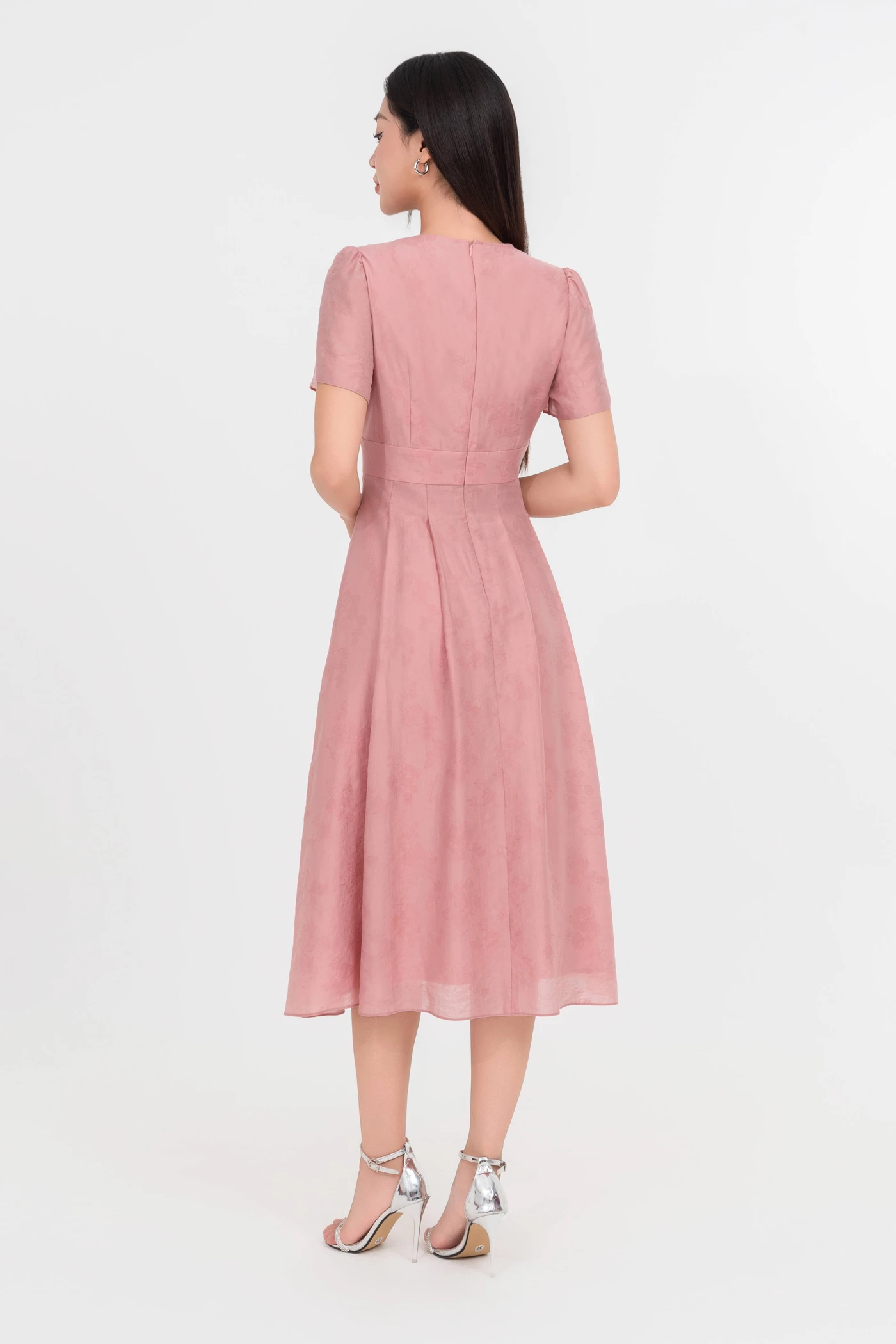 Đầm xòe Tencel Pleated