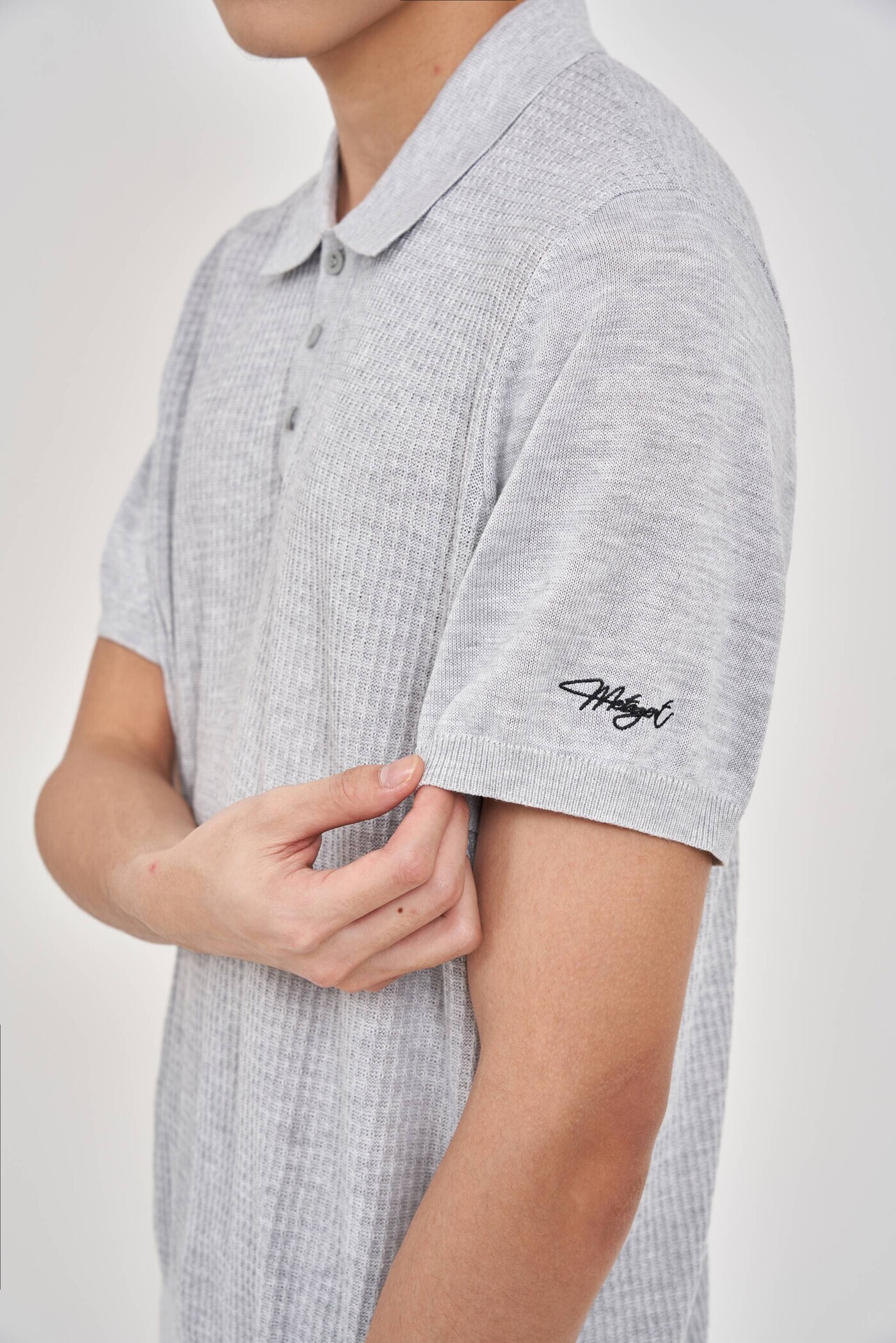 Knit Polo - Áo len cổ đức