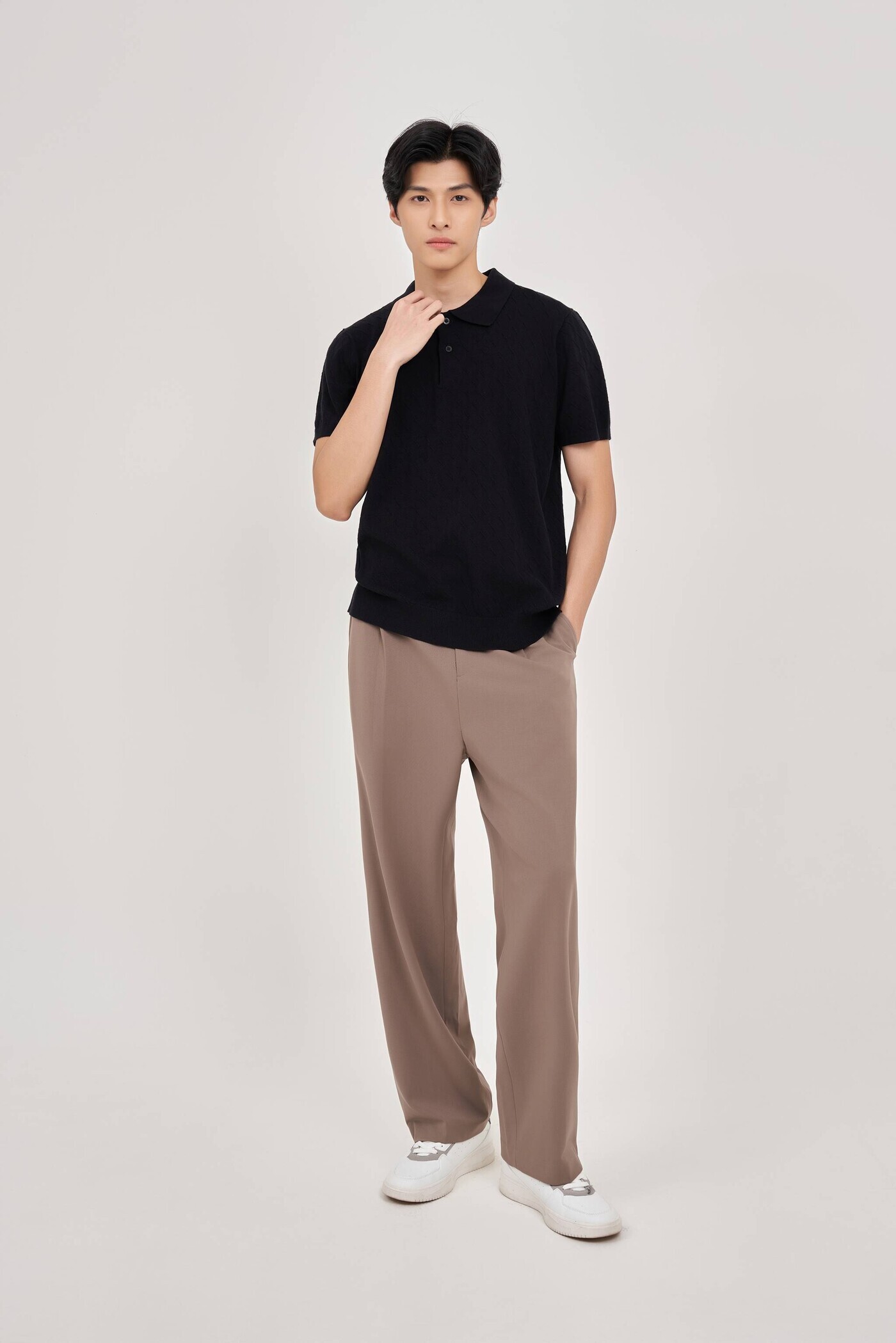 Echo Polo - Áo len cổ đức Regular fit