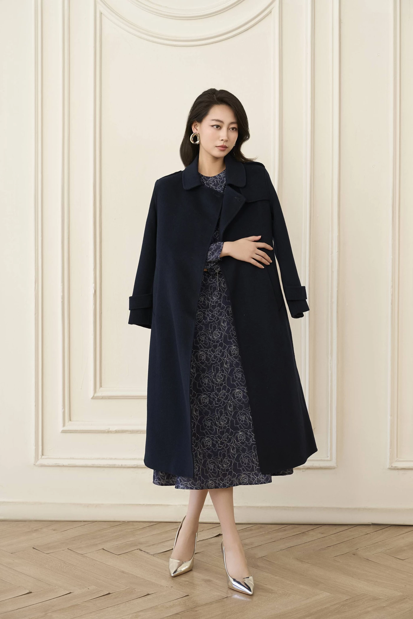 Wool Trench Coat - Áo măng tô dạ lông cừu khâu tay