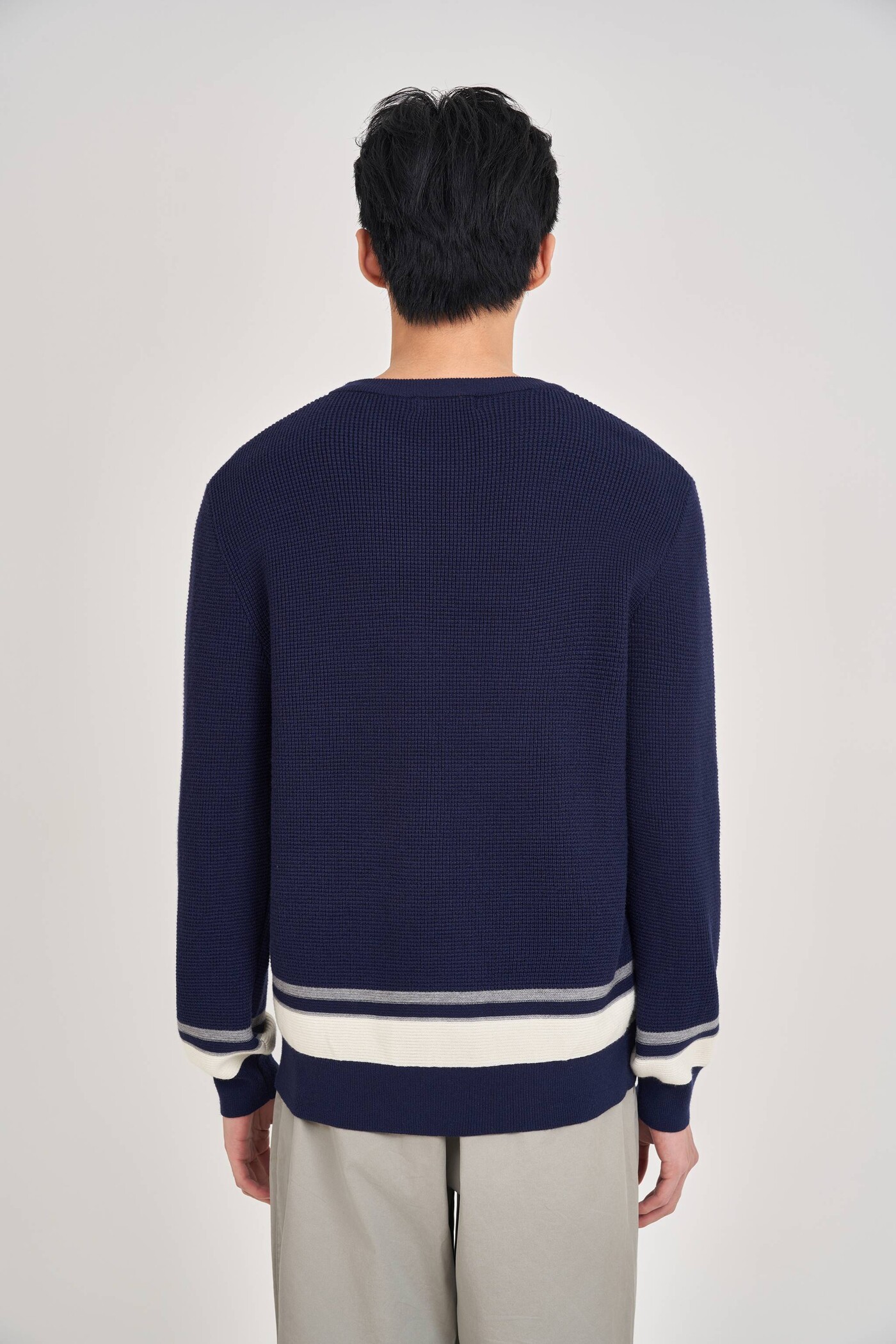 Crest jumper - Áo len phối màu Regular fit