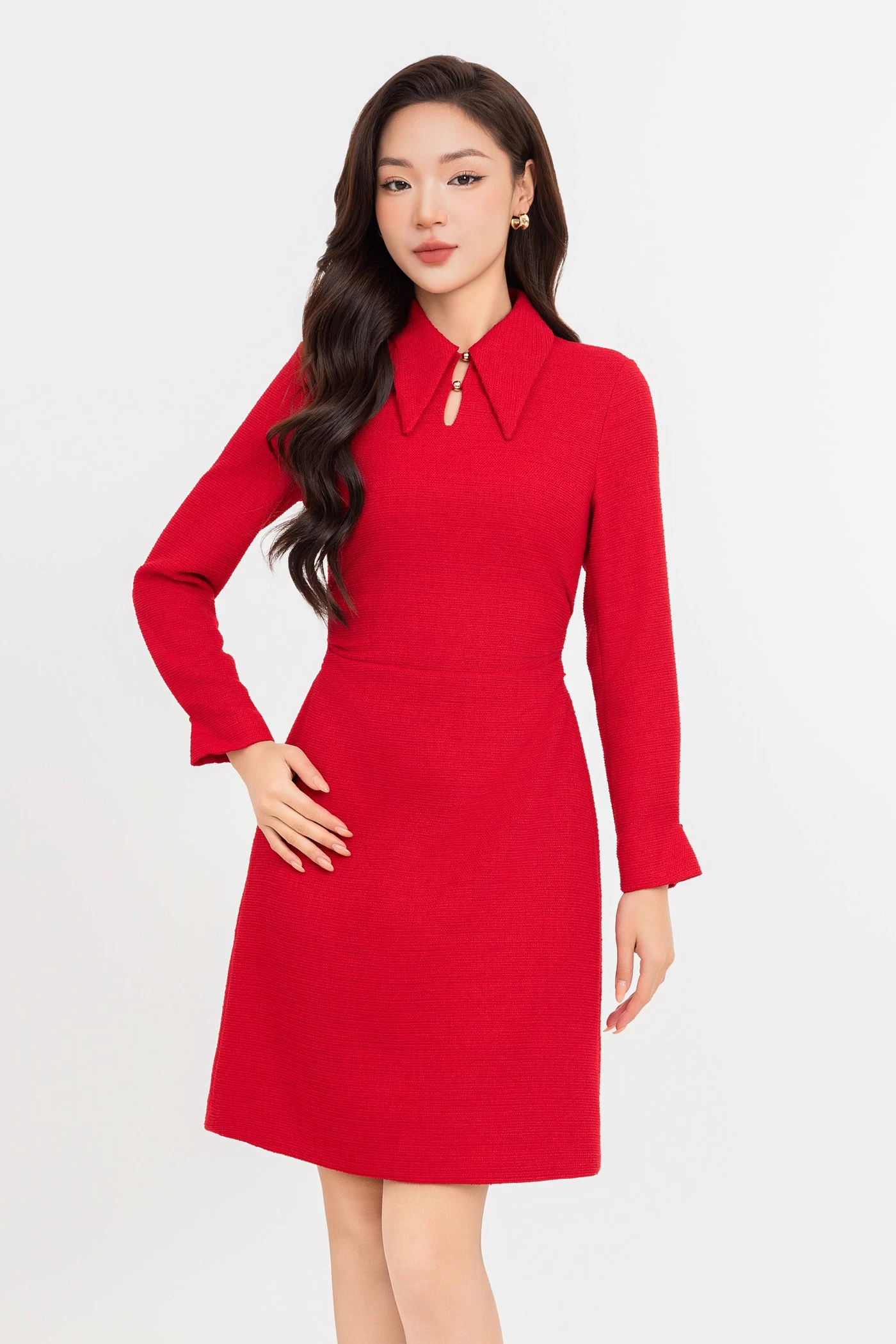 Đầm Tweed A TIMELESS Red