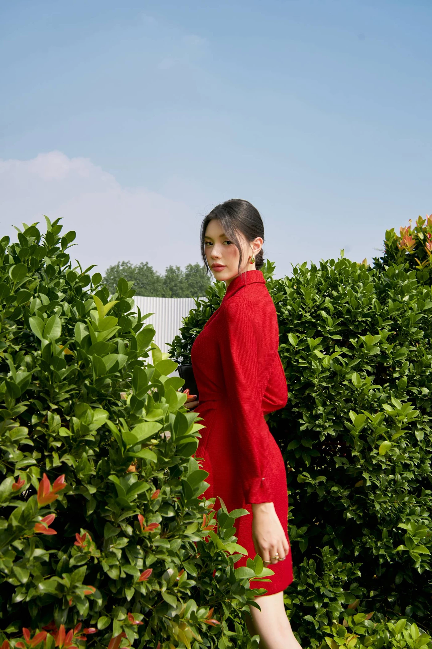 Đầm Tweed A TIMELESS Red