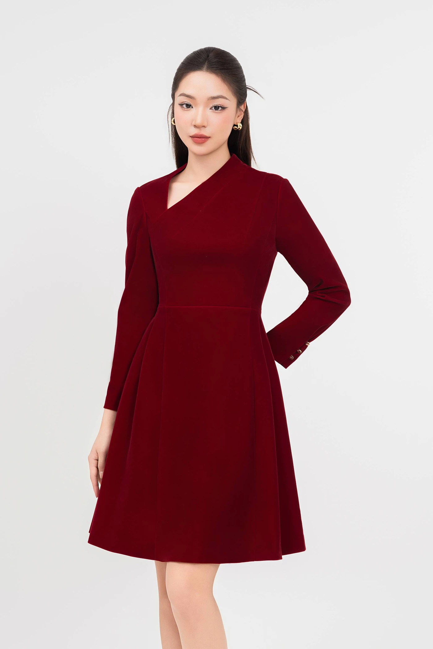 Đầm nhung Velvet Ruby