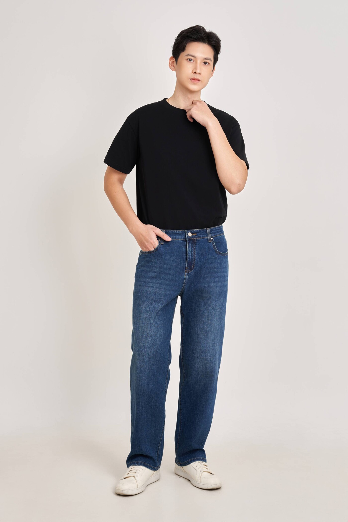 Quần Jeans Trơn Regular fit