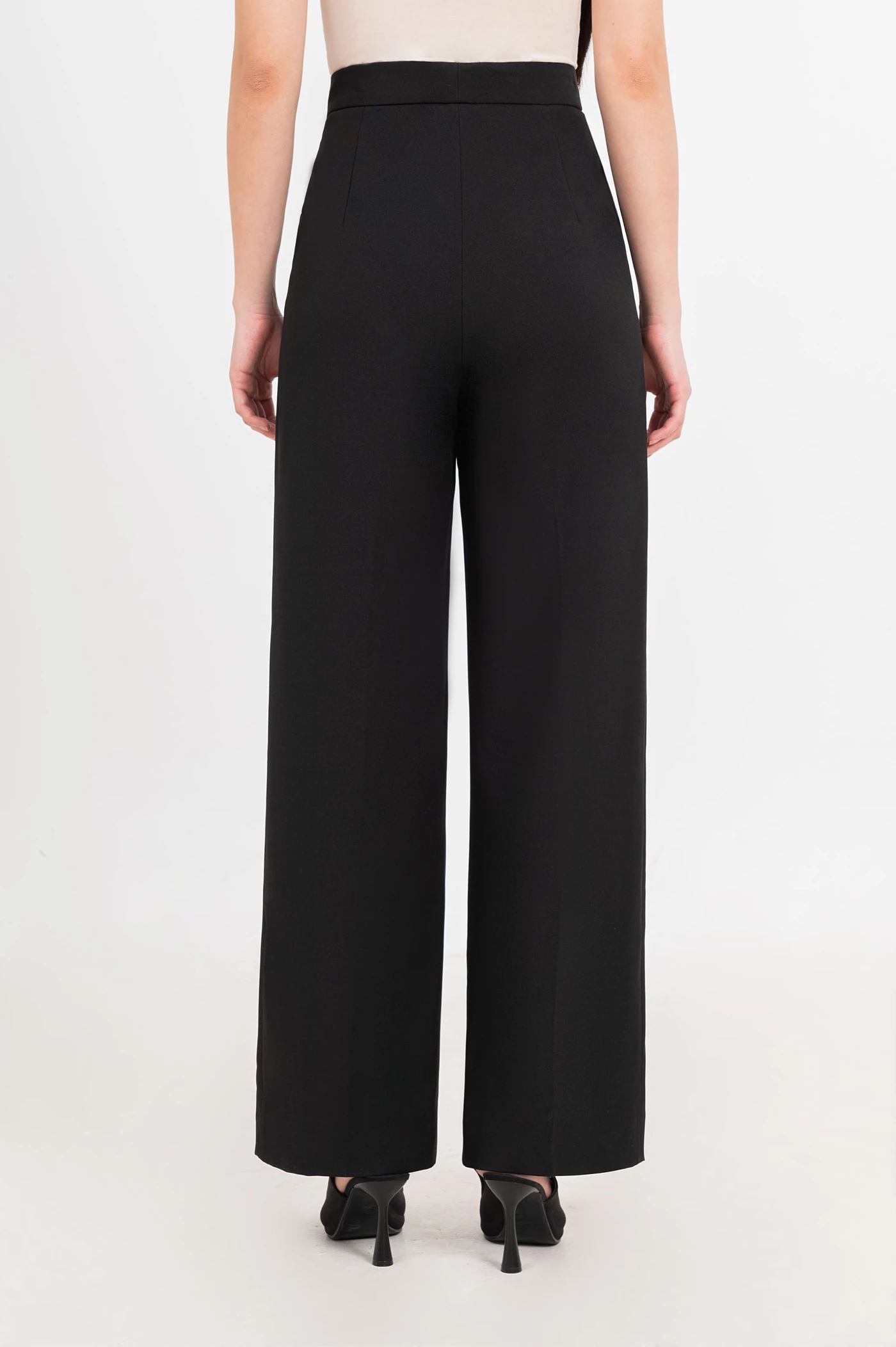 Black Poise Pants - Quần Tây ống suông