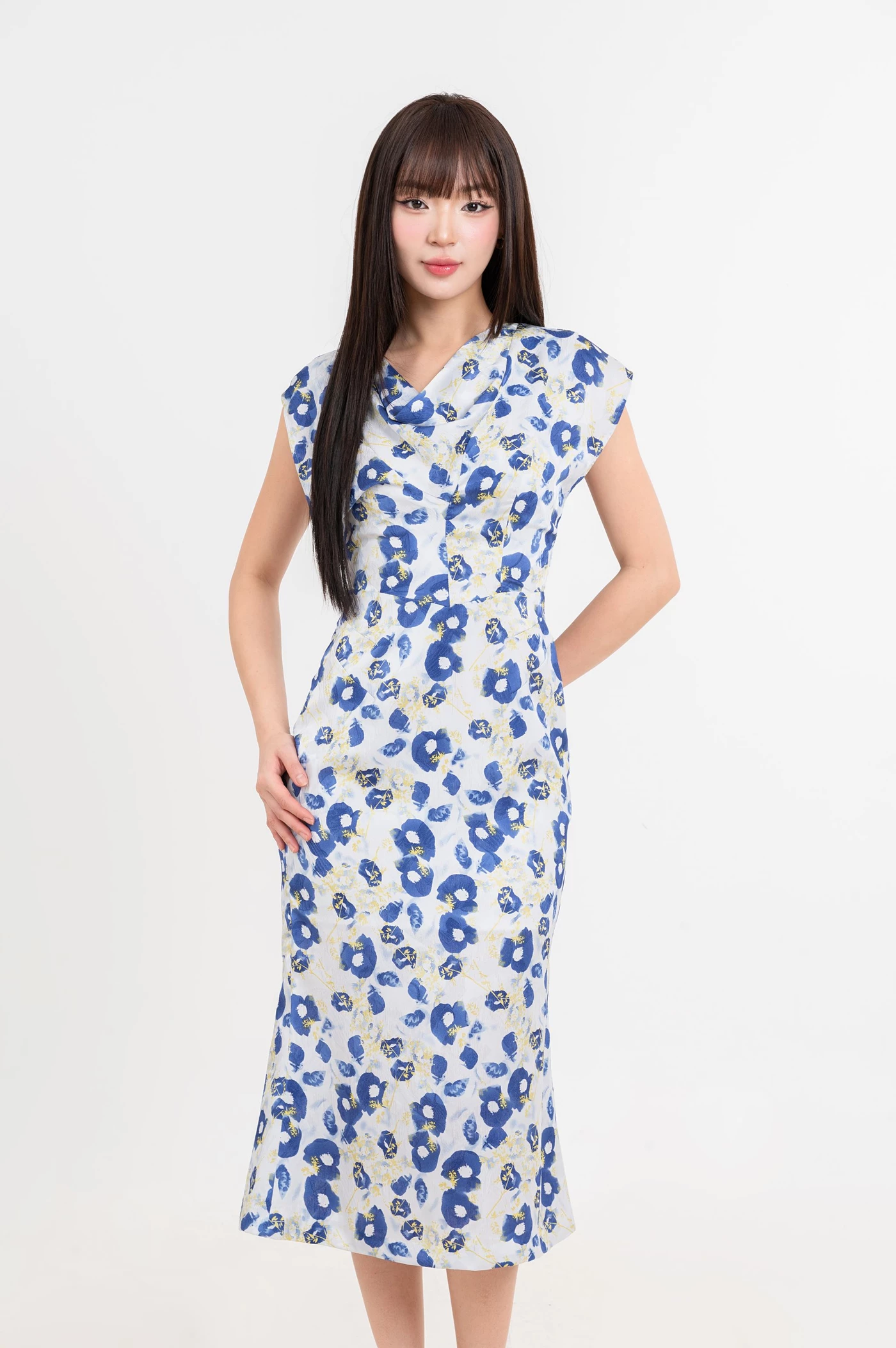 Floral Bodycon Dress - Đầm ôm họa tiết