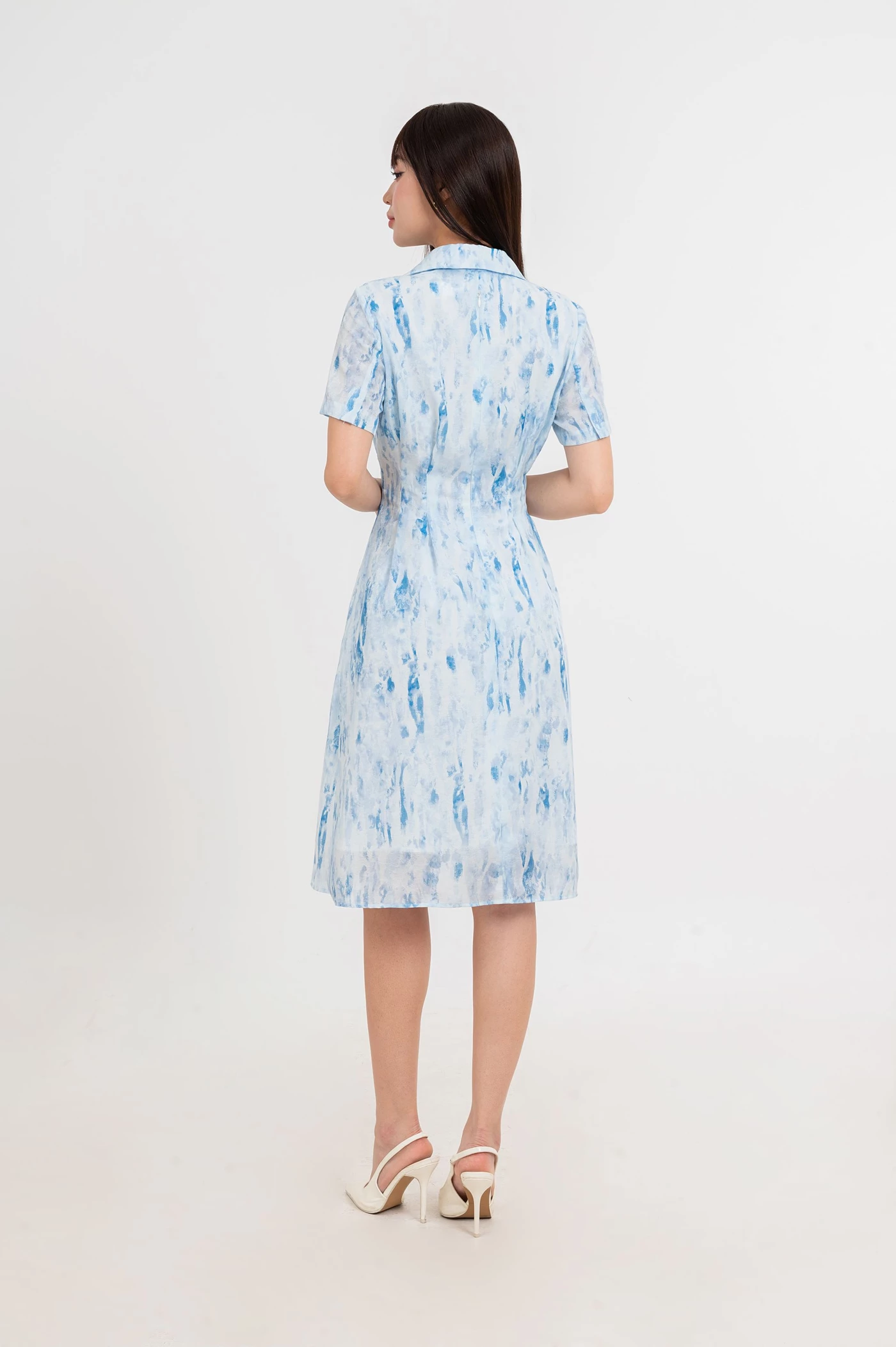 Ocean Breeze Dress - Đầm lụa xòe