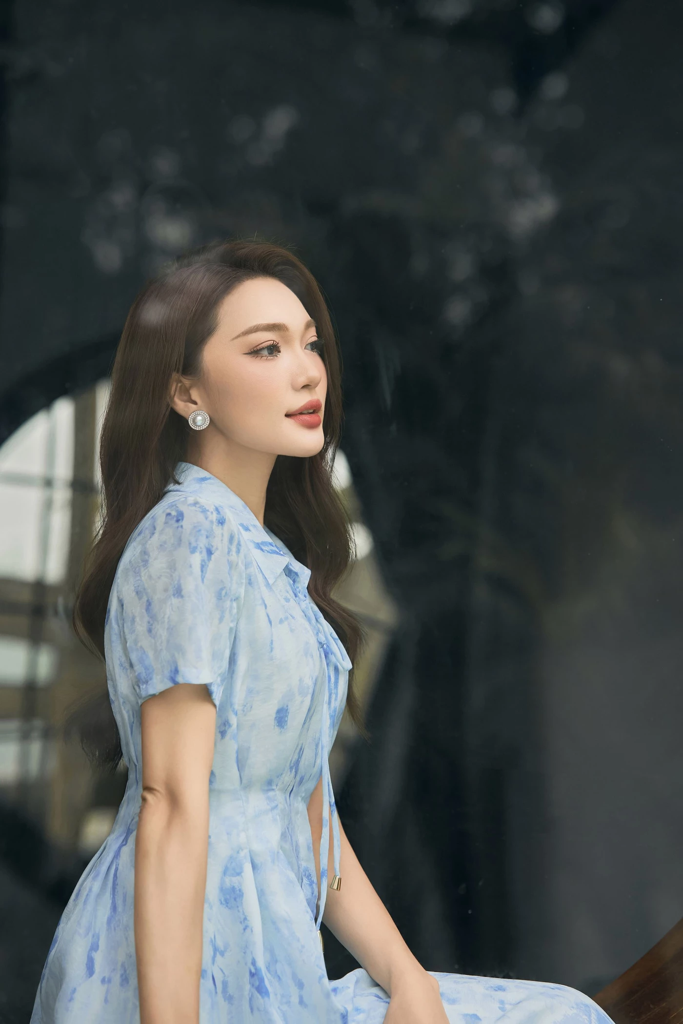 Ocean Breeze Dress - Đầm lụa xòe