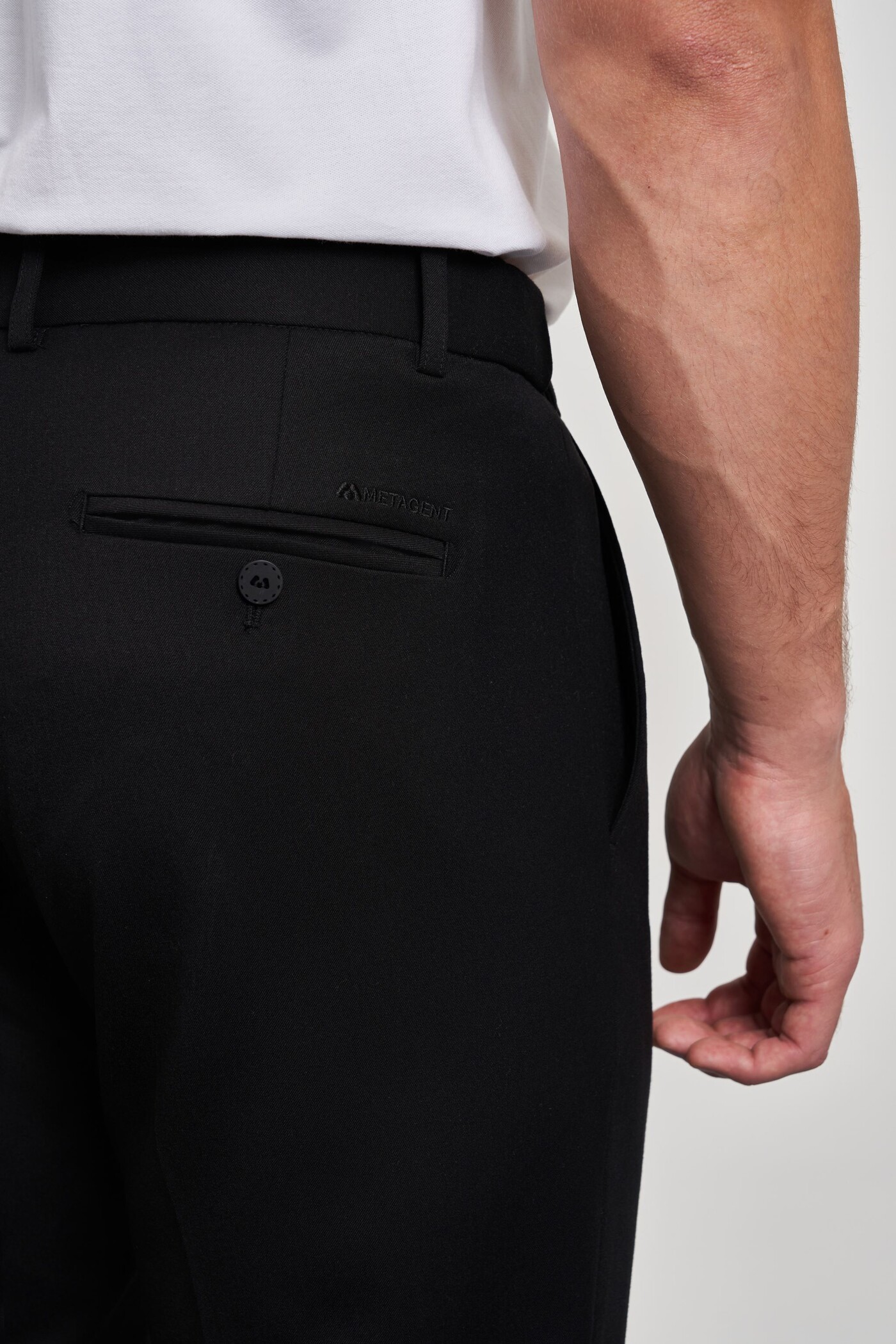 Quần Âu Simple Luxe cropped Slim fit
