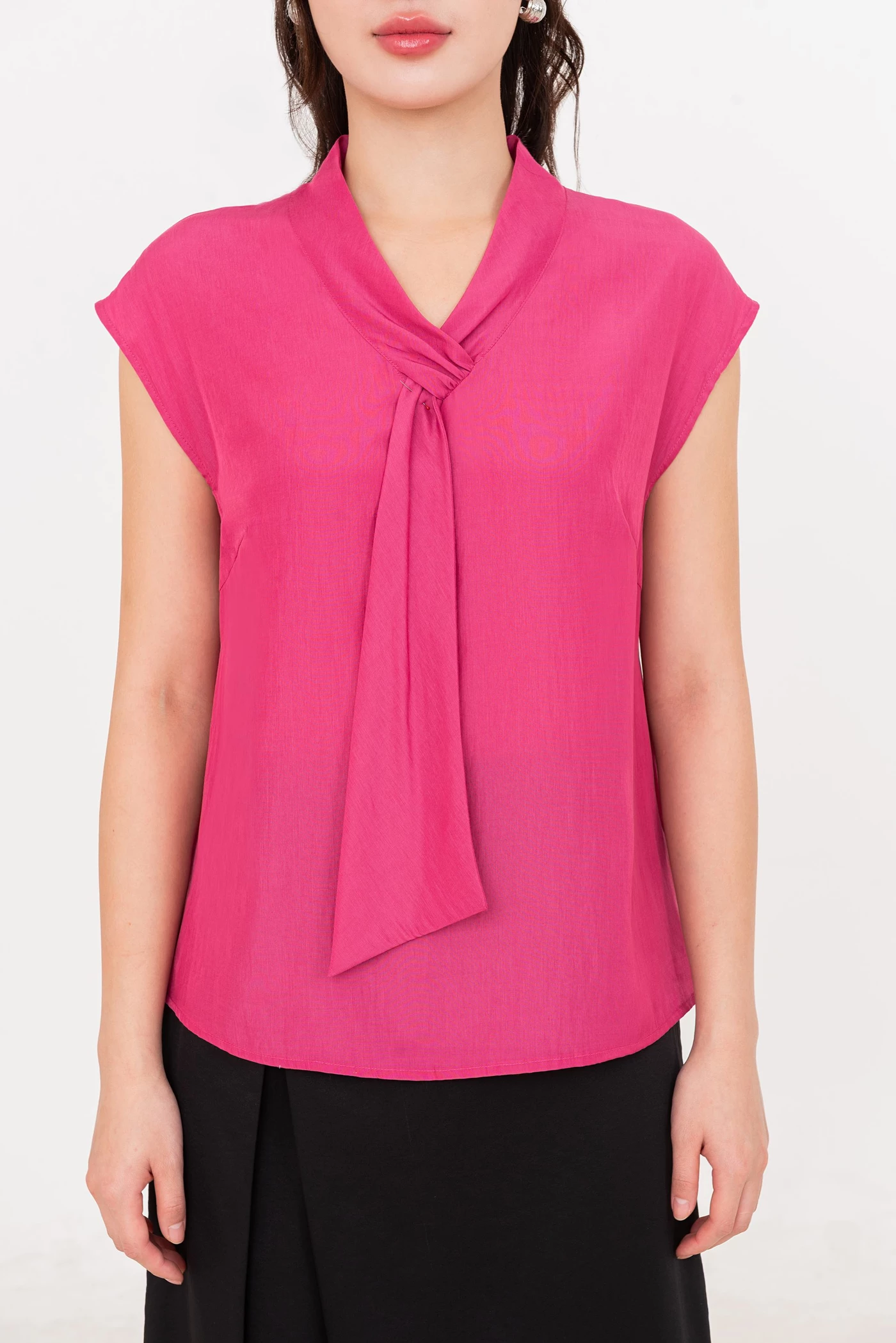 Elegant Silk Blouse - Áo sơ mi lụa