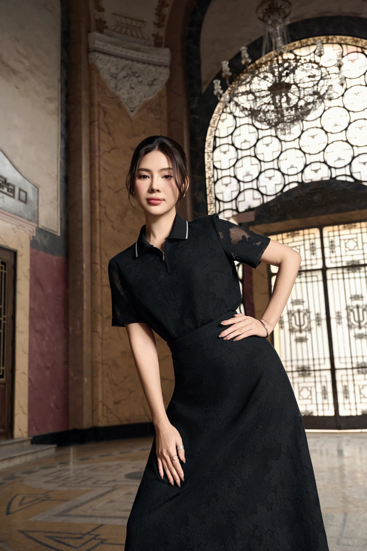 Mystic Veil Blouse - Áo ren cổ đức