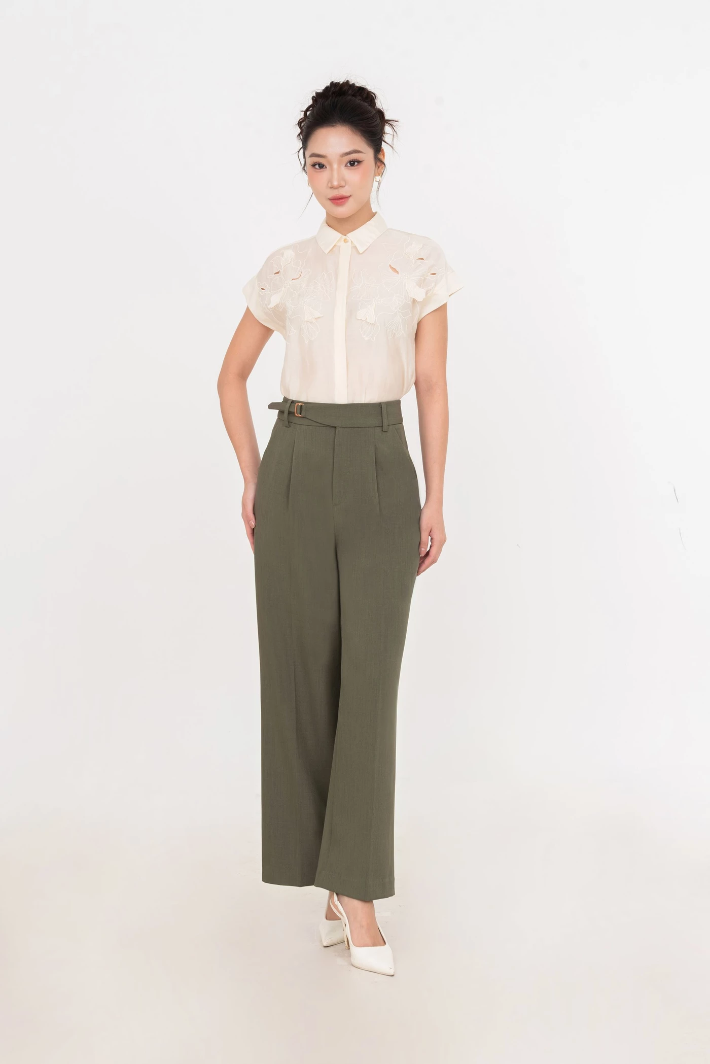 Citrus Wind Pants - Quần Tuytsi cách điệu