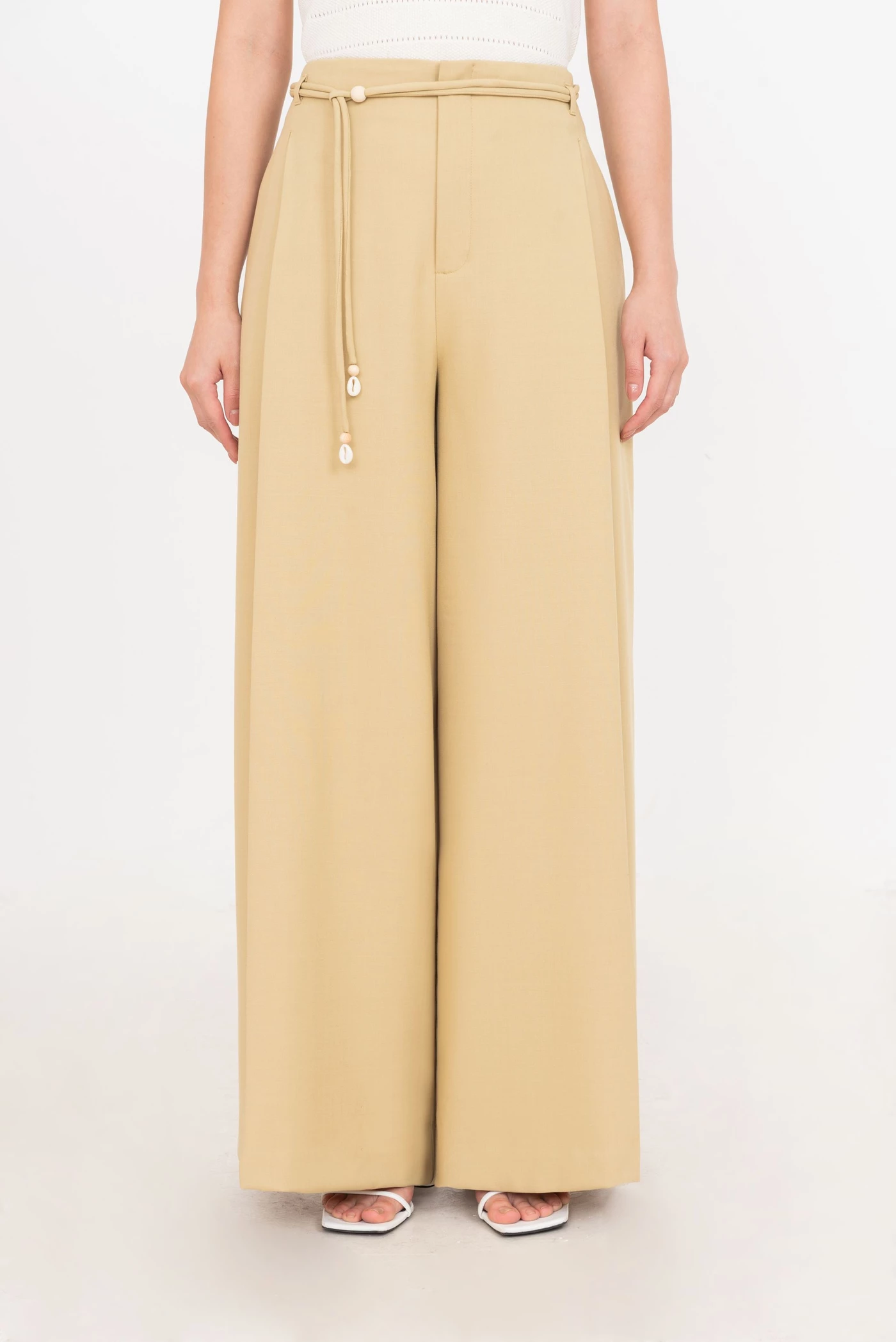 Golden Dune Pants – Quần suông lưng cao