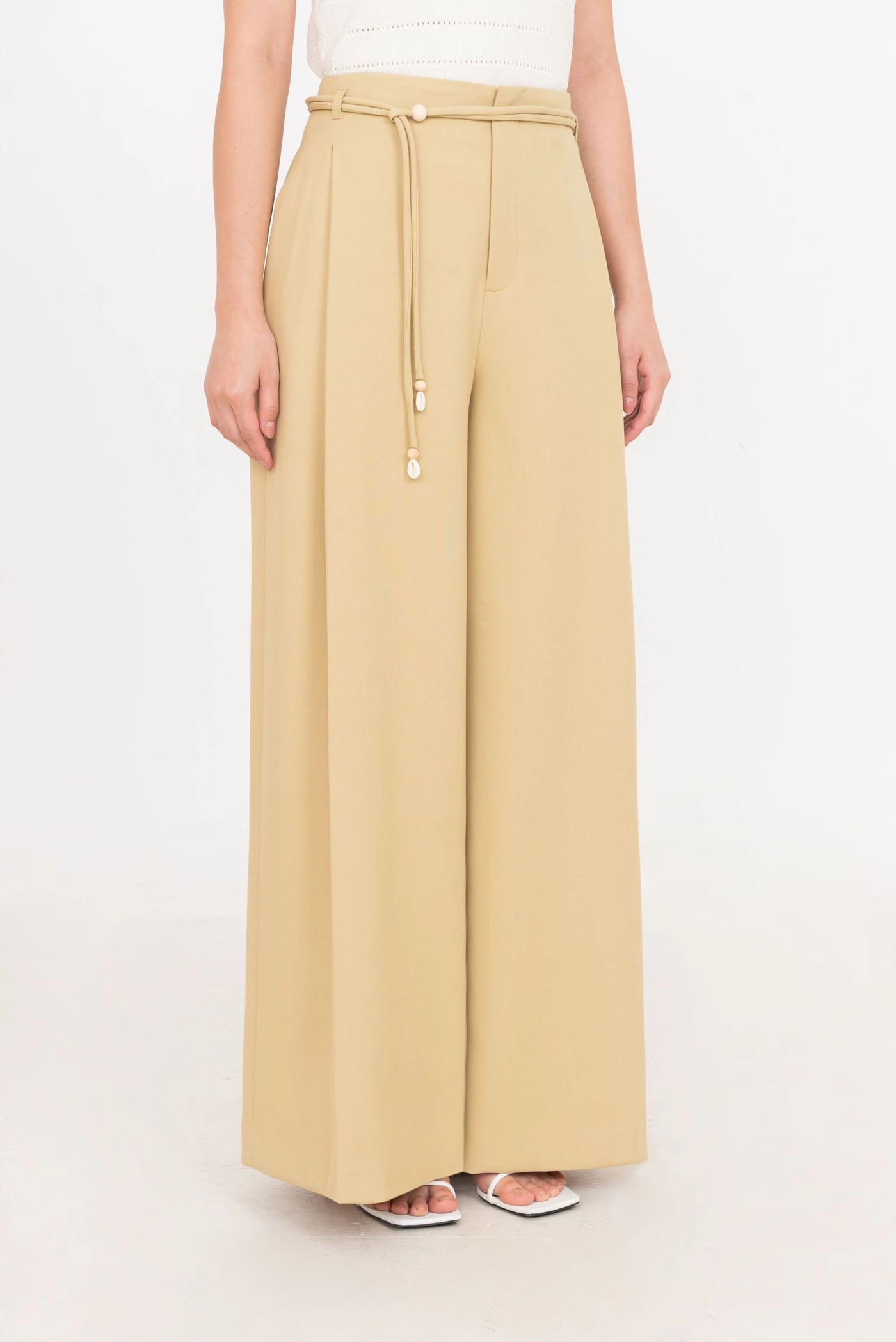 Golden Dune Pants – Quần suông lưng cao