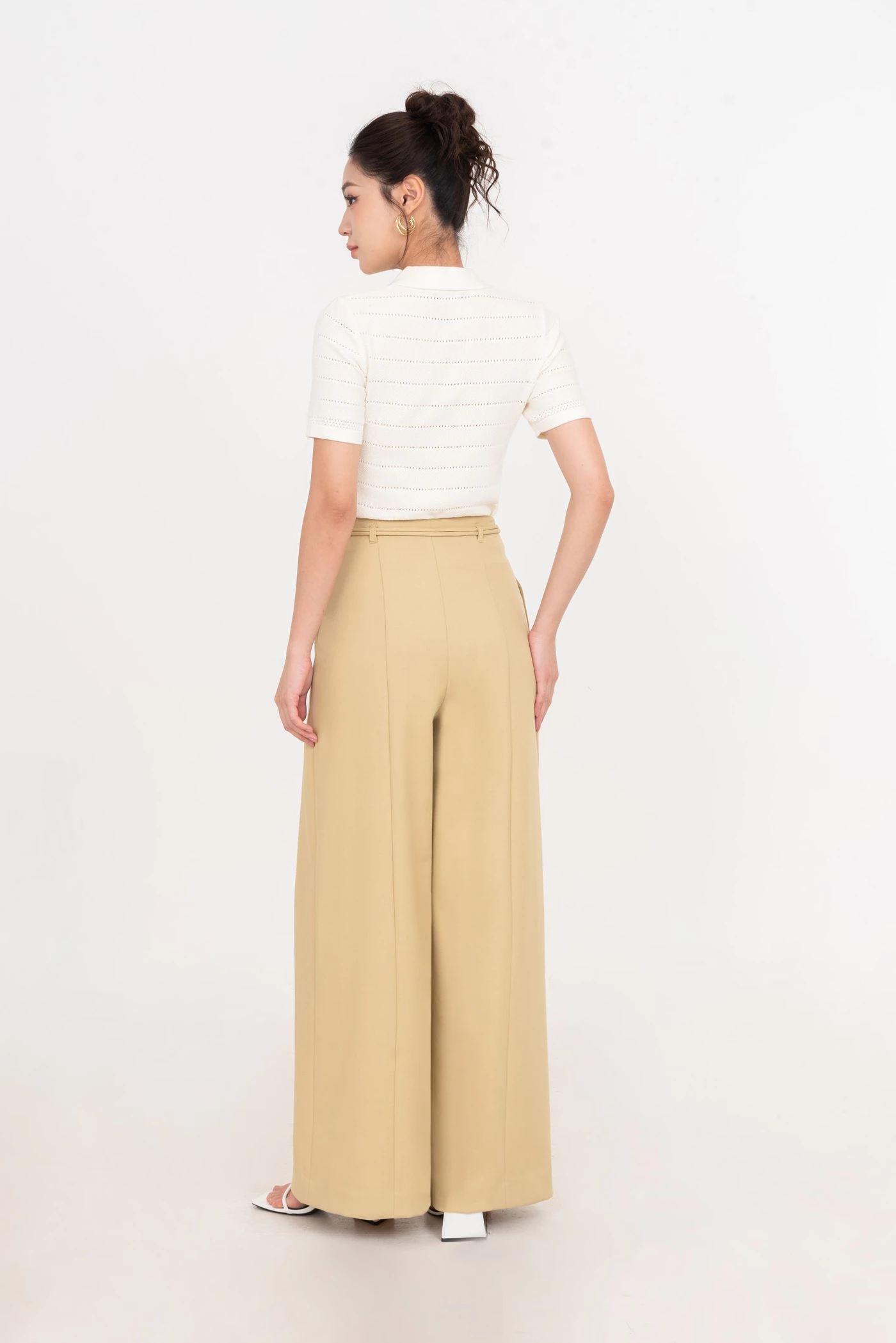Sand Knit Polo – Áo polo len