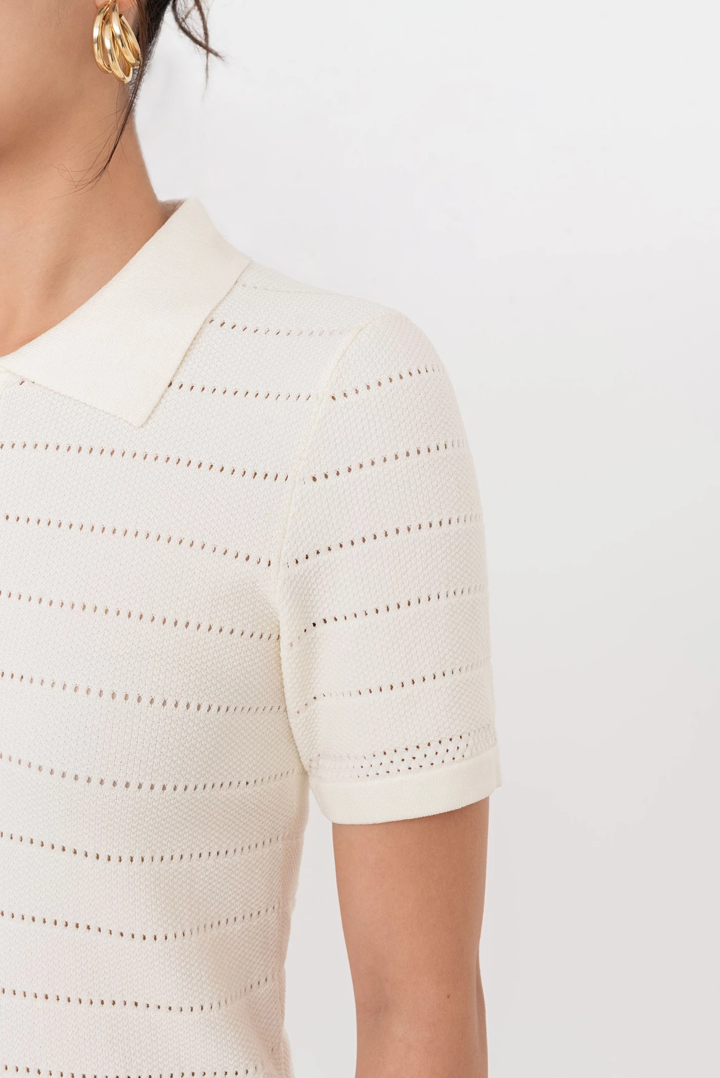 Sand Knit Polo – Áo polo len