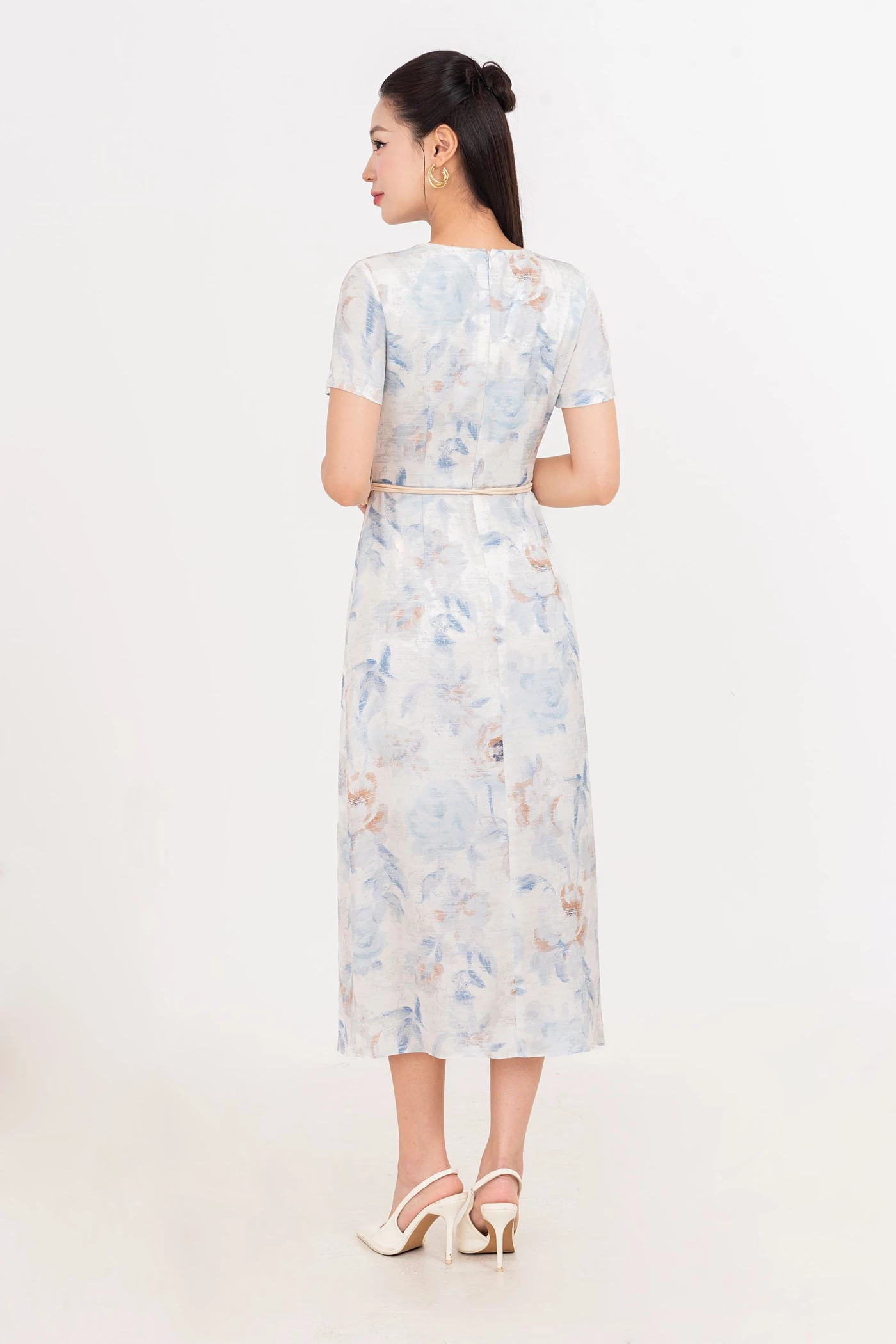 Pastel Bloom Dress – Đầm lụa hoa