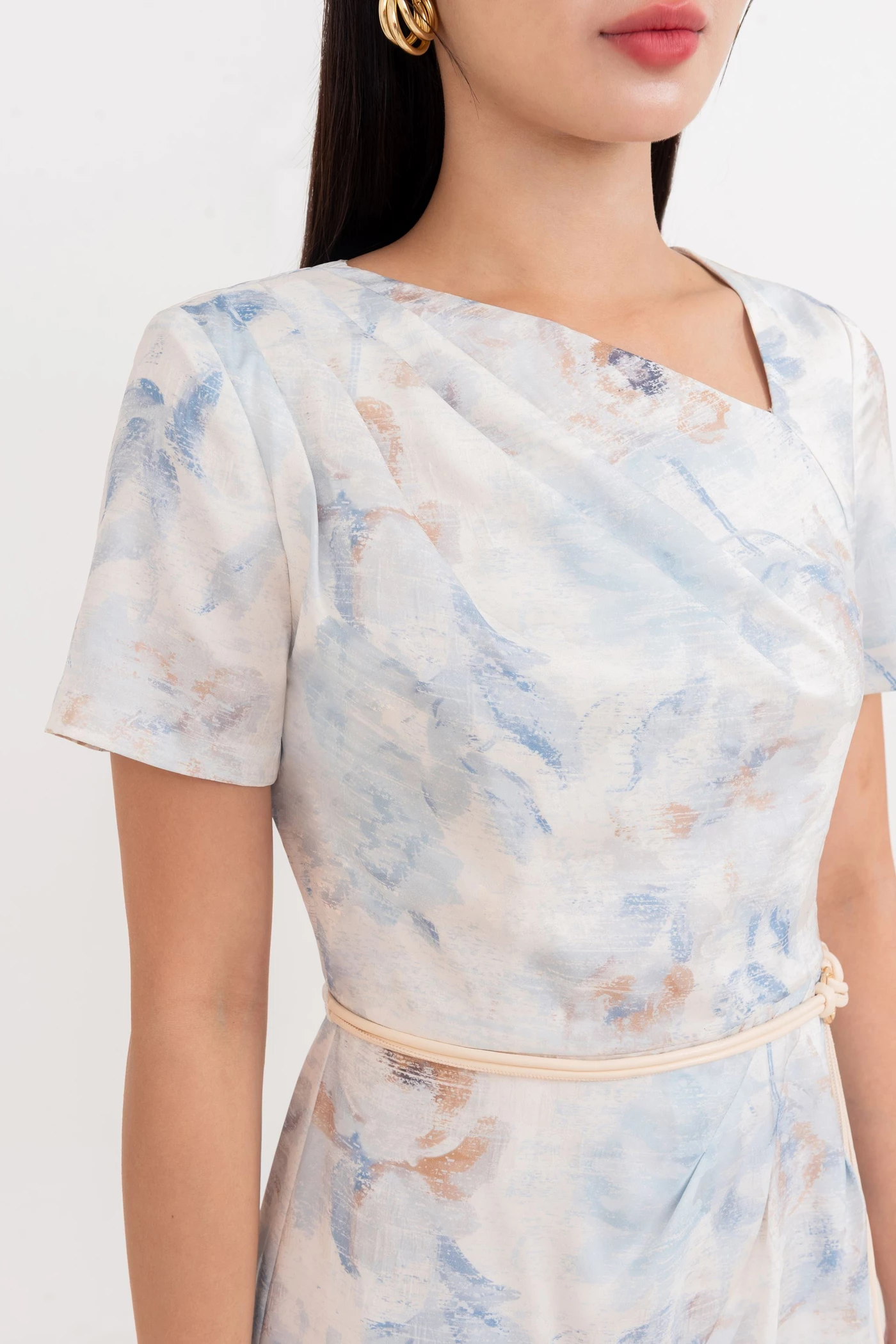 Pastel Bloom Dress – Đầm lụa hoa