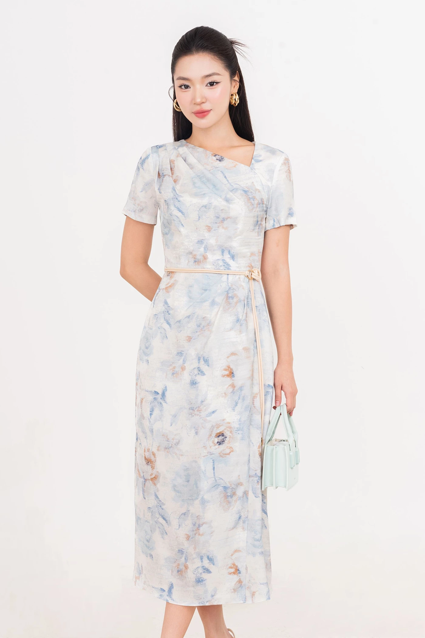 Pastel Bloom Dress – Đầm lụa hoa
