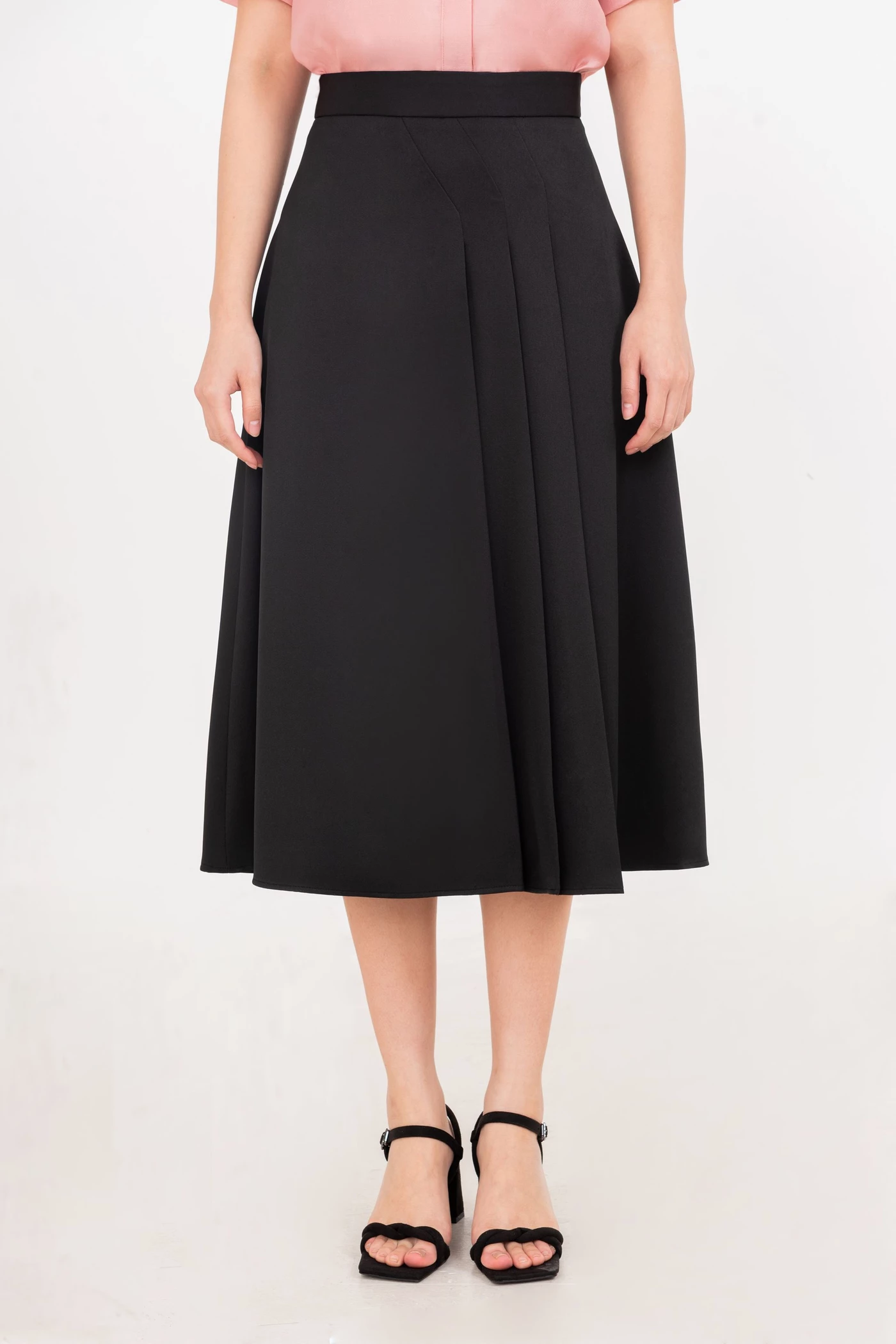 A Line Pleats Skirt - Chân váy Tuytsi