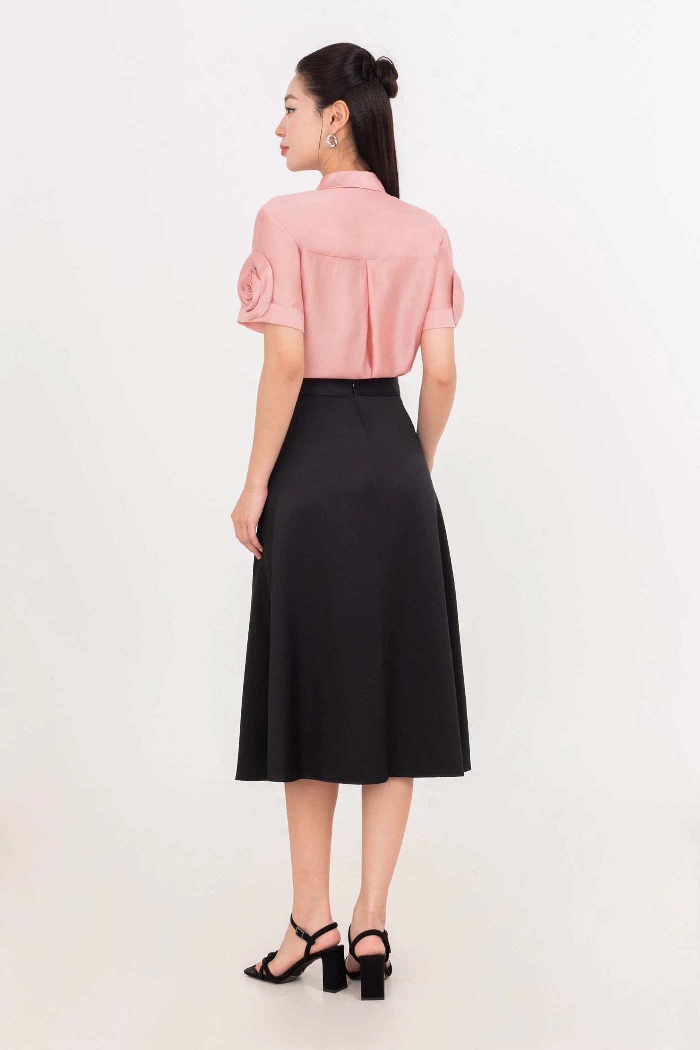 A Line Pleats Skirt - Chân váy Tuytsi