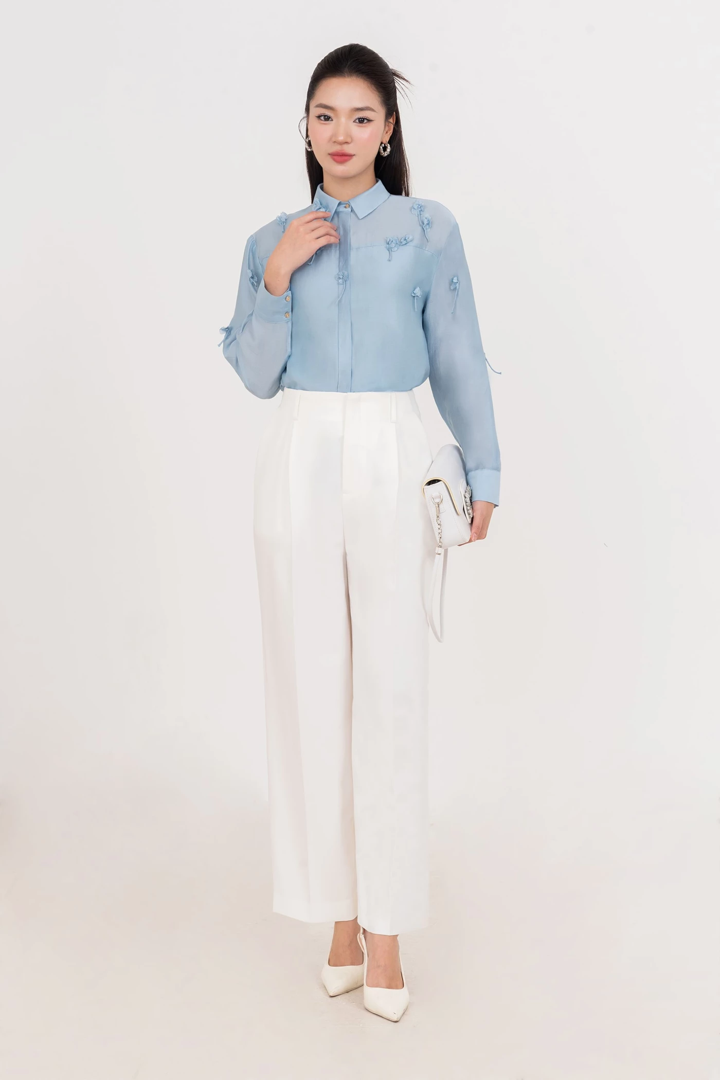 3D Floral Shirt - Áo sơ mi tencel