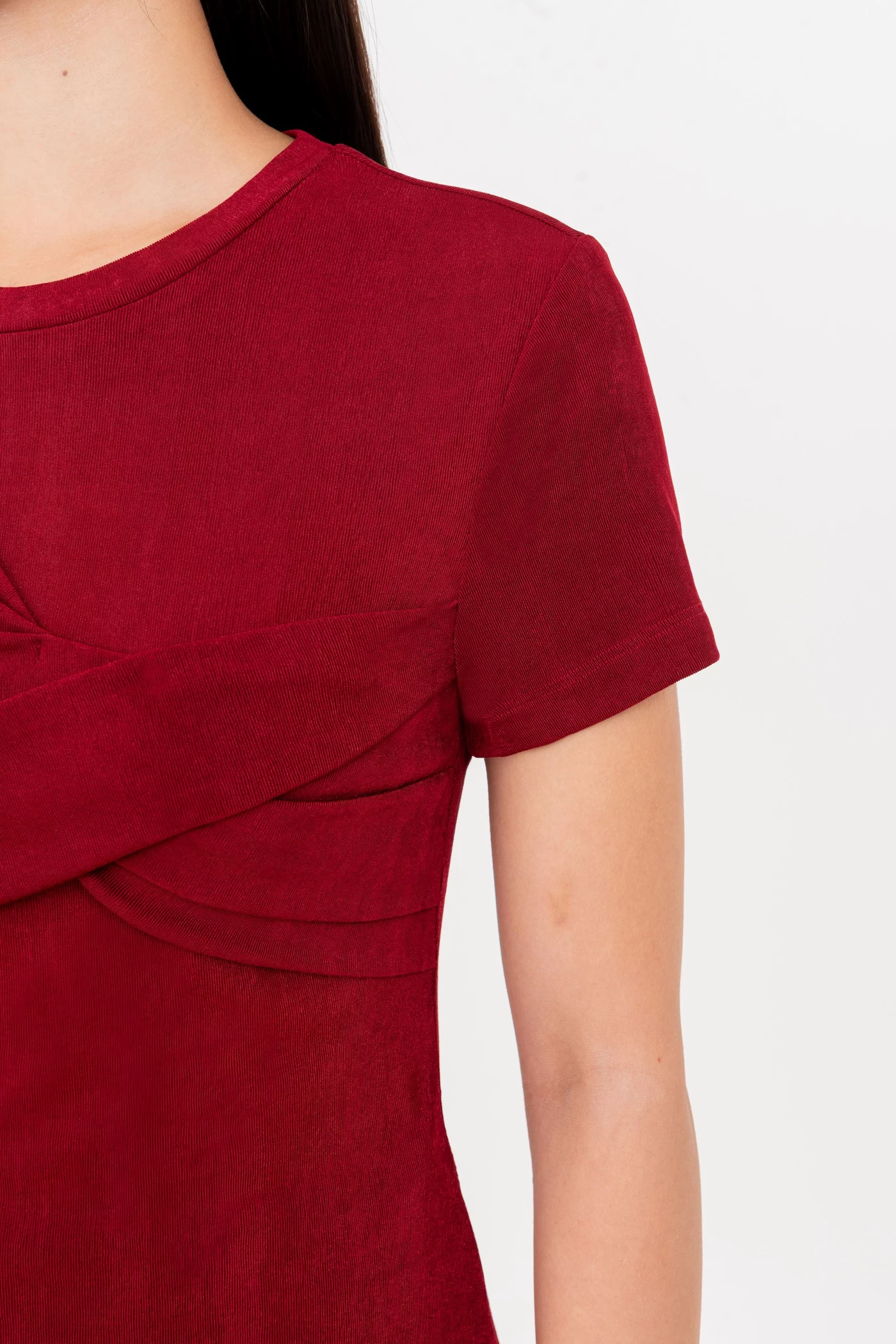 Textured Knit Top - Áo thun ôm