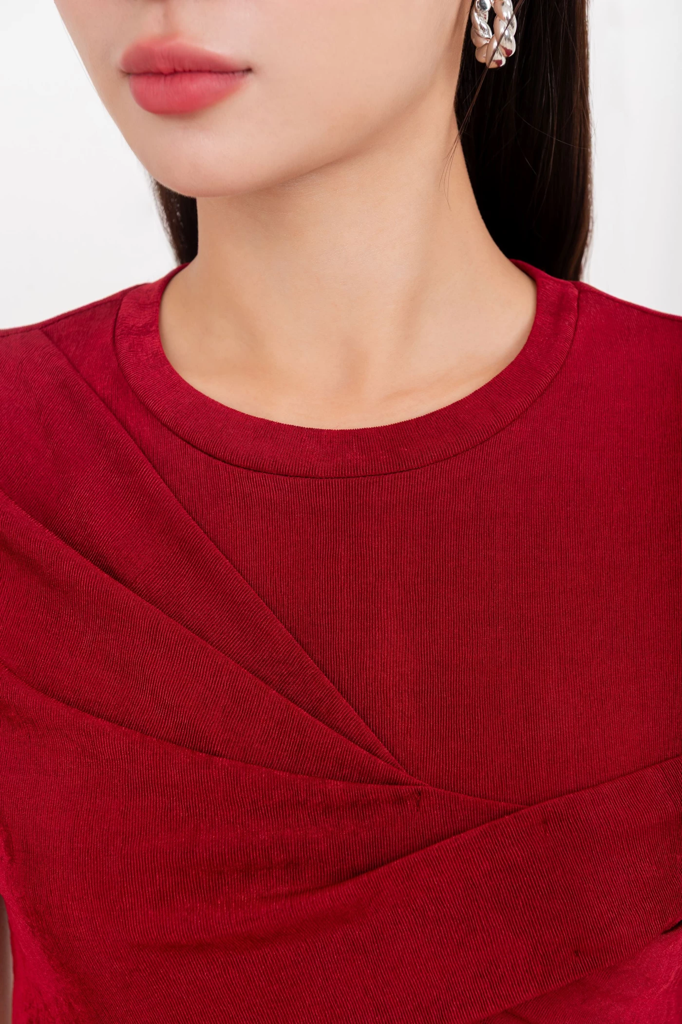 Textured Knit Top - Áo thun ôm