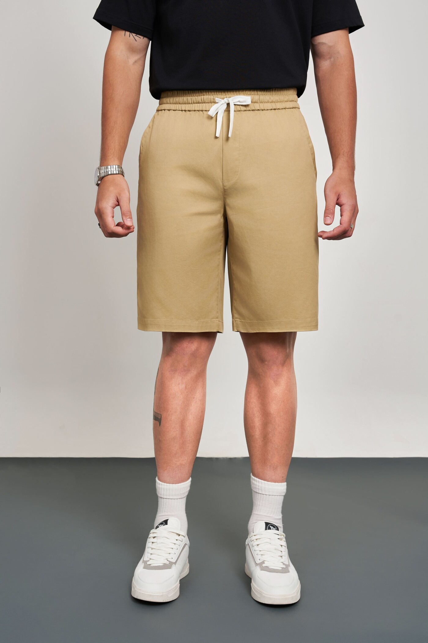 Quần shorts Regular ngang gối