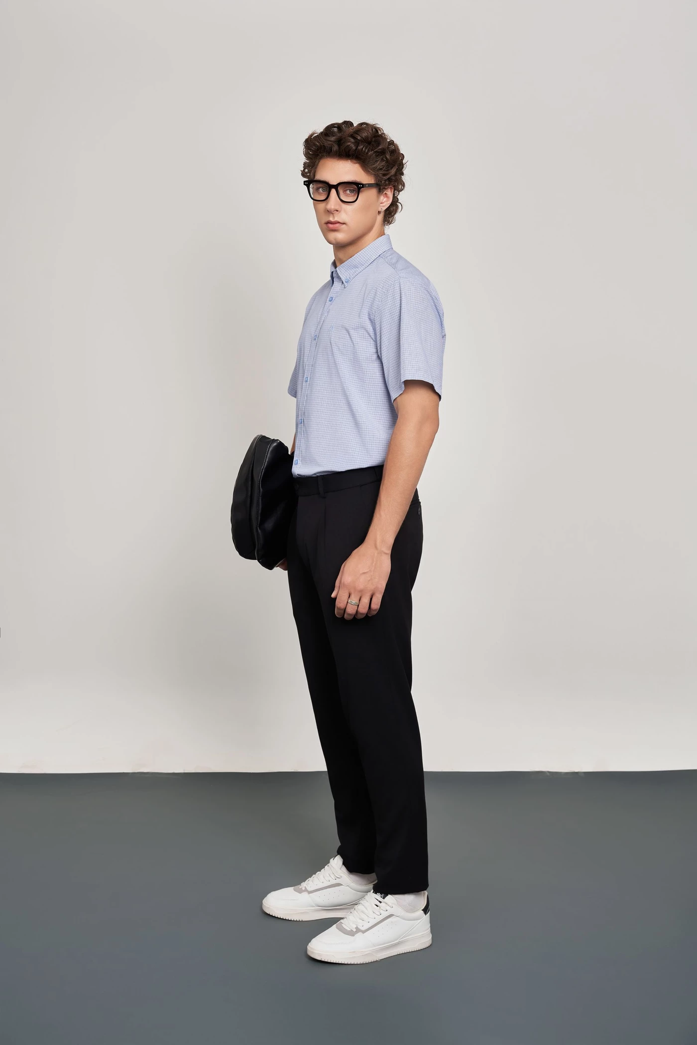 Áo sơ mi Bamboo Regular tay ngắn