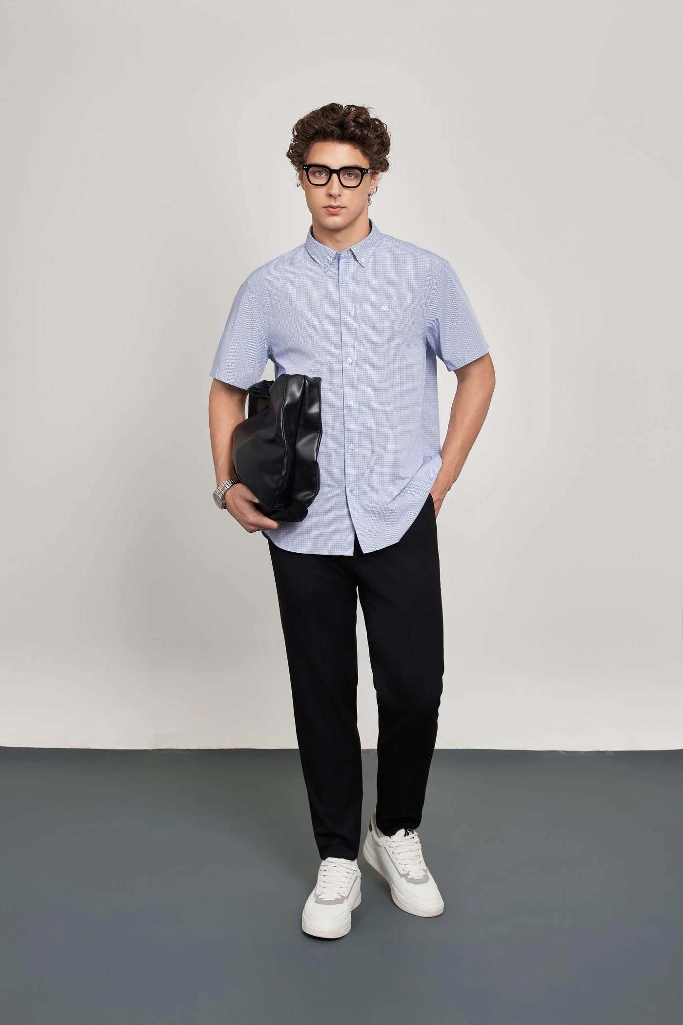 Áo sơ mi Bamboo Regular tay ngắn