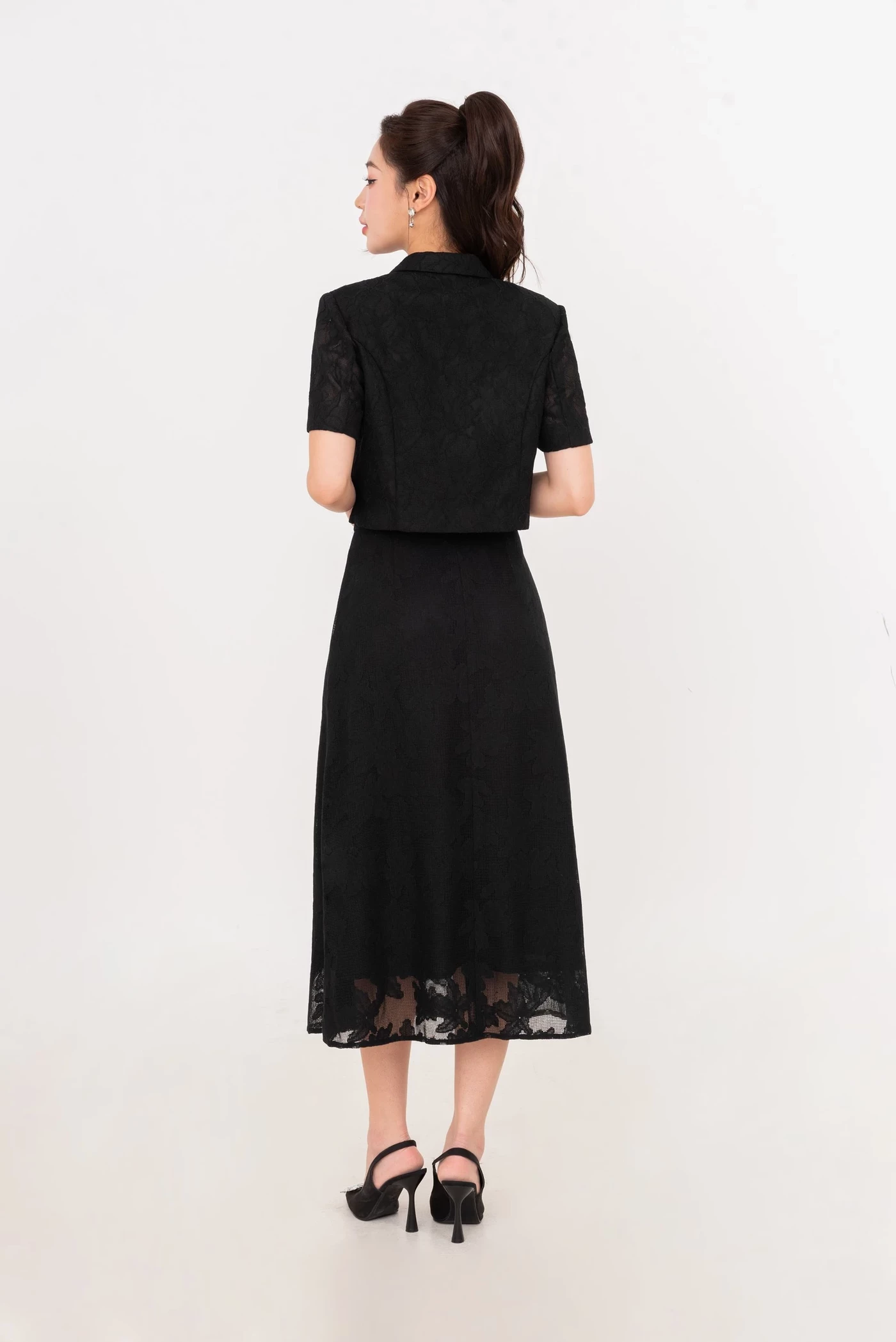 Obsidian Skirt - Chân váy ren xòe