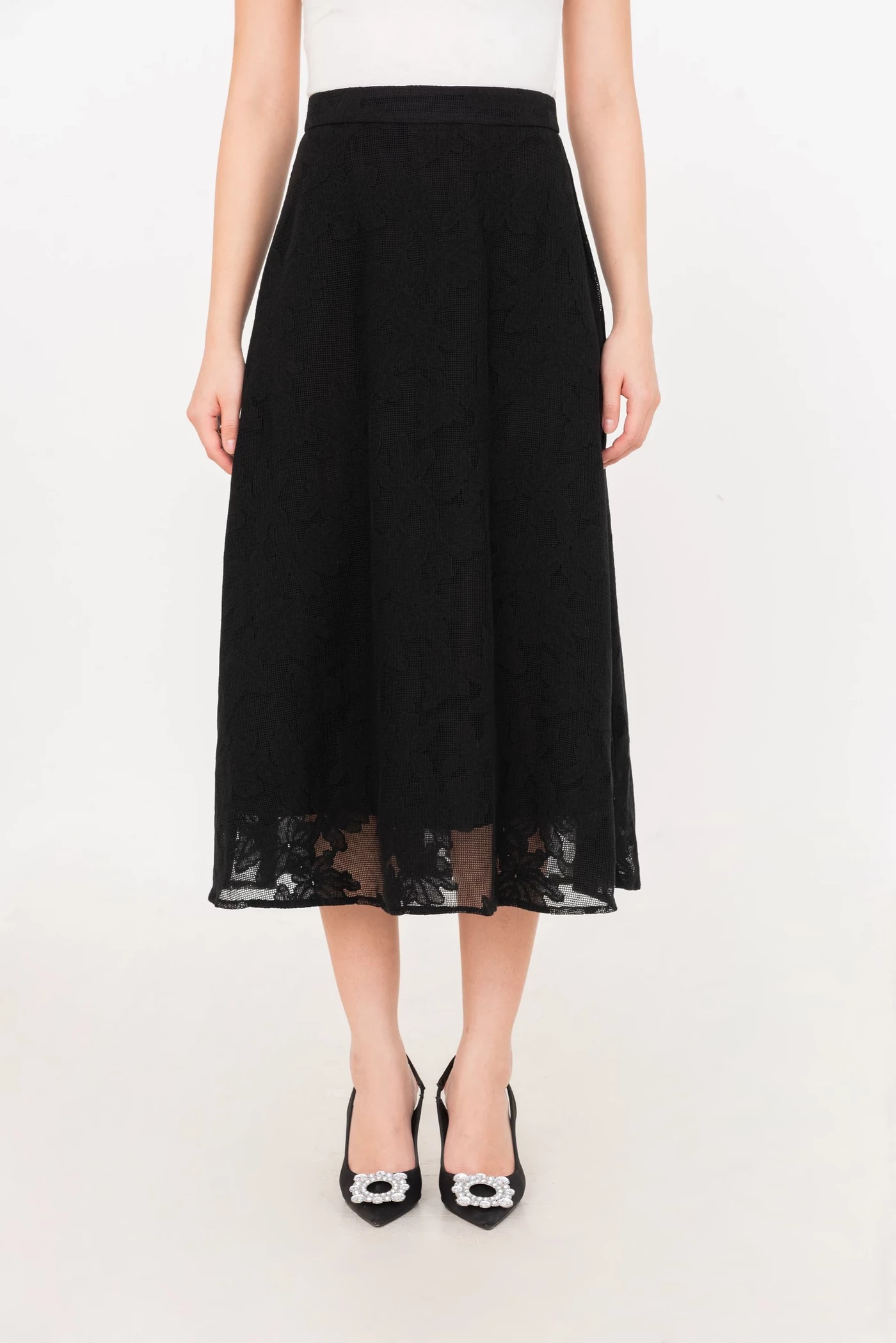 Obsidian Skirt - Chân váy ren xòe
