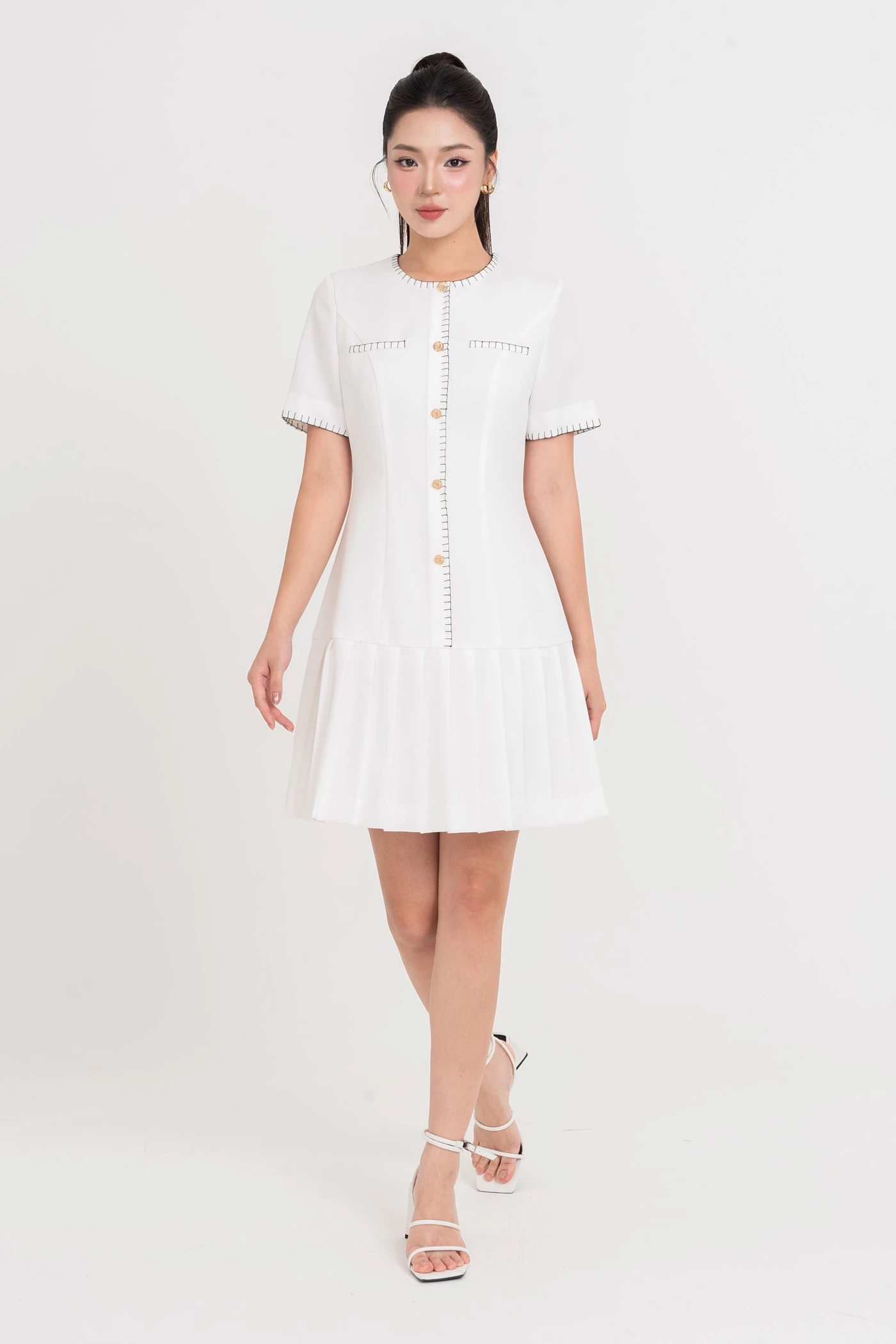 Đầm A phối ly