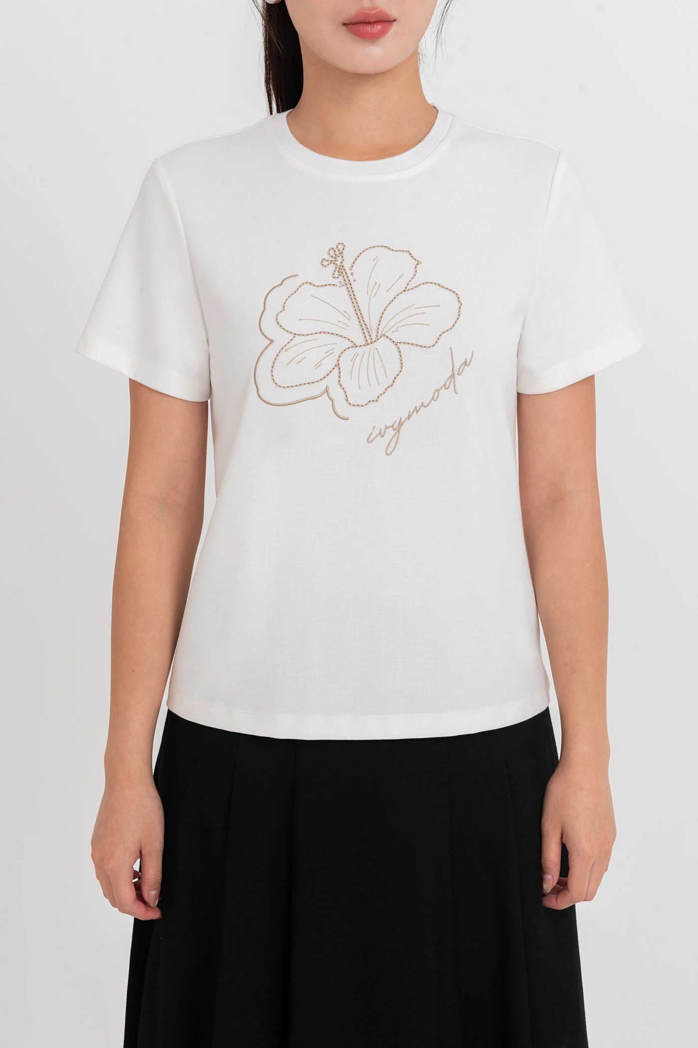 Bloom Softly Tee - Áo thun cotton
