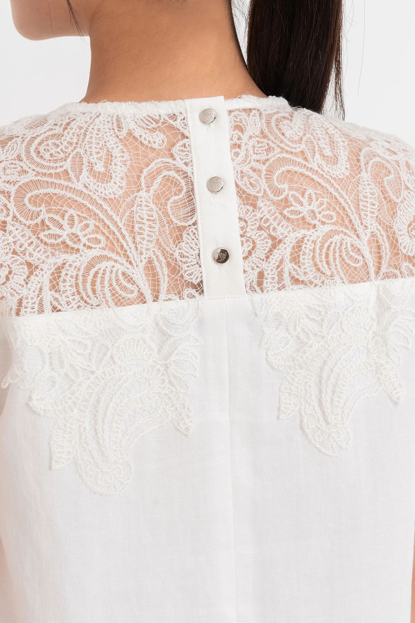 Lace Summer Top - Áo kiểu phối ren