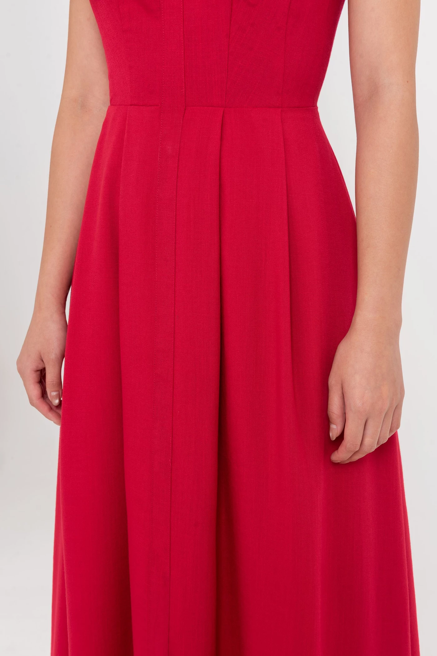 Ruby Flare Dress - Đầm xòe Linen
