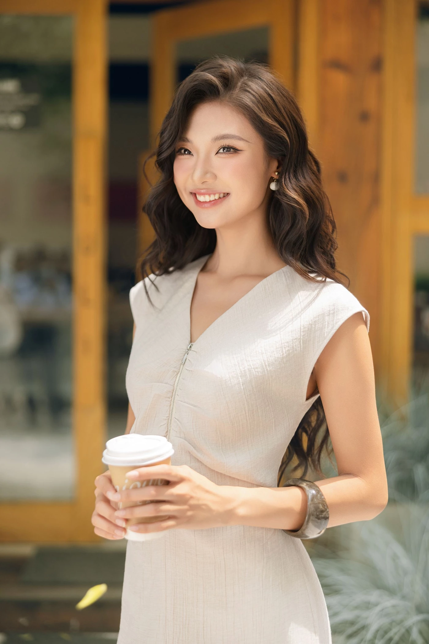 Detail Midi Dress – Đầm ôm tay hến
