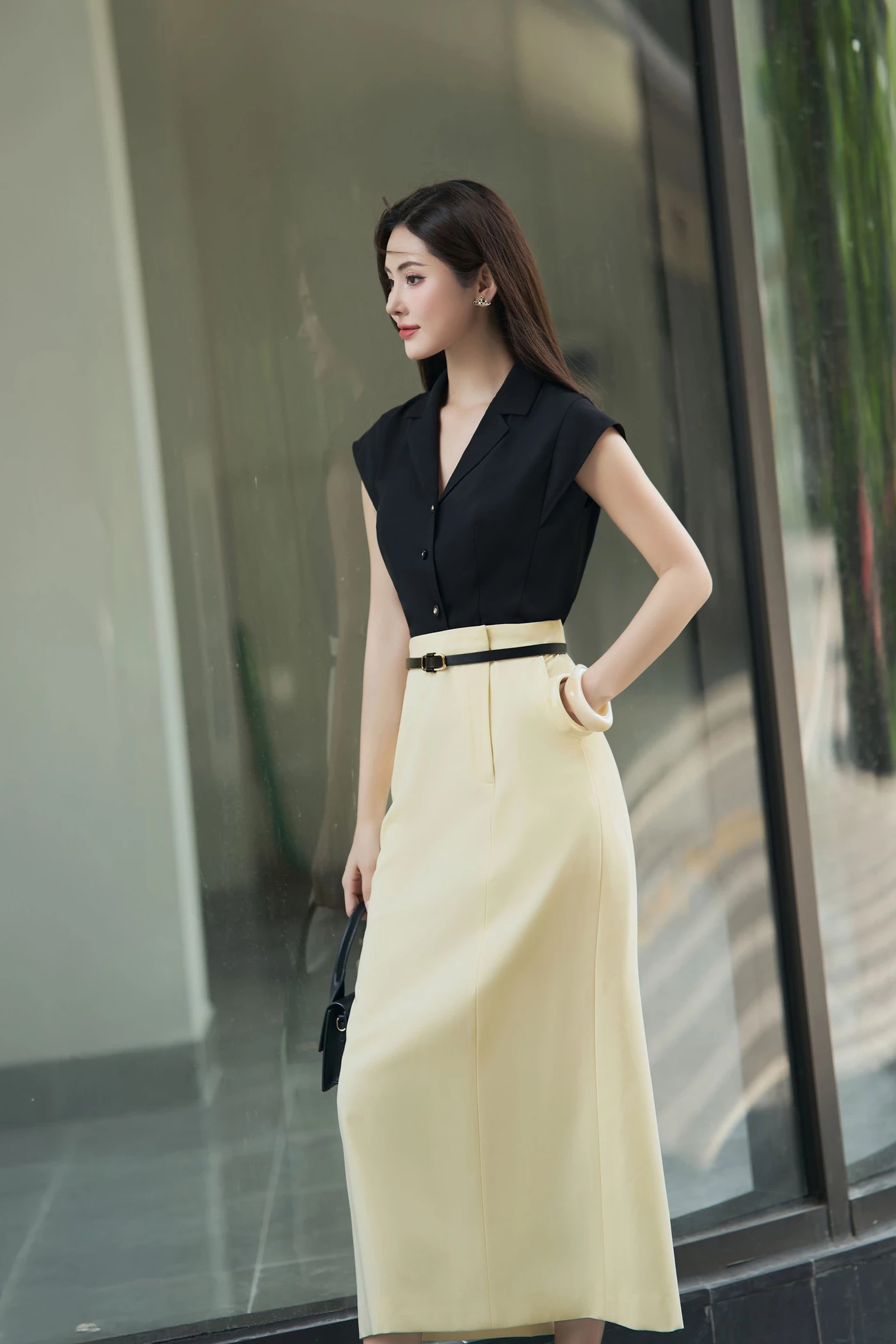 Soft IVY Top - Áo sơ mi dáng Vest