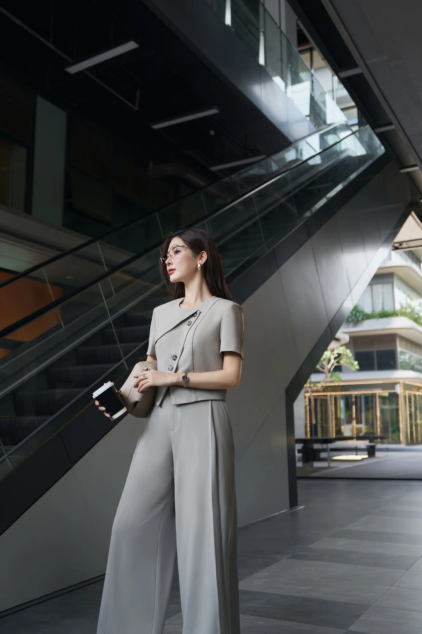 Quần dài Tuytsi ống suông