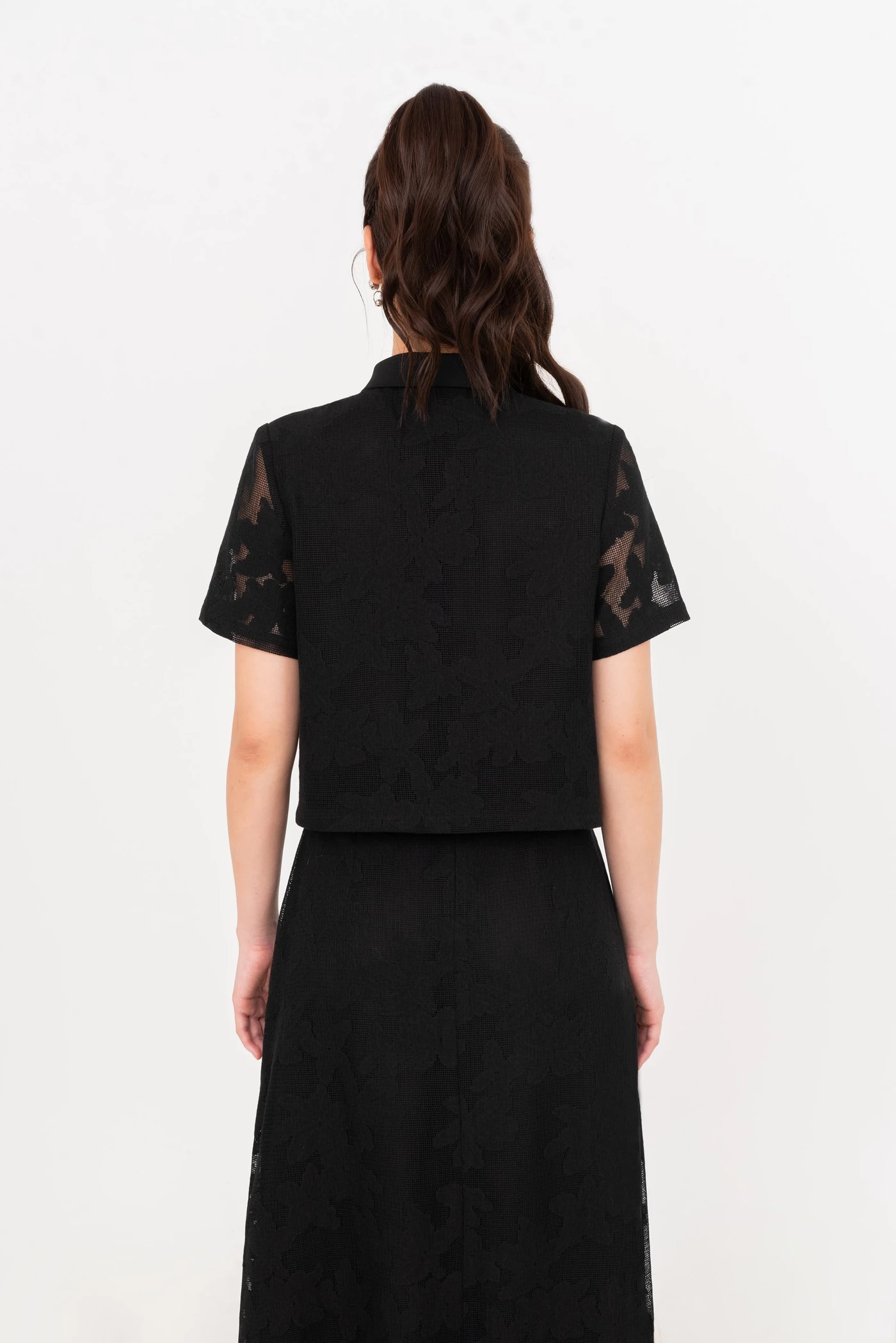 Mystic Veil Blouse - Áo ren cổ đức MS 16B0056