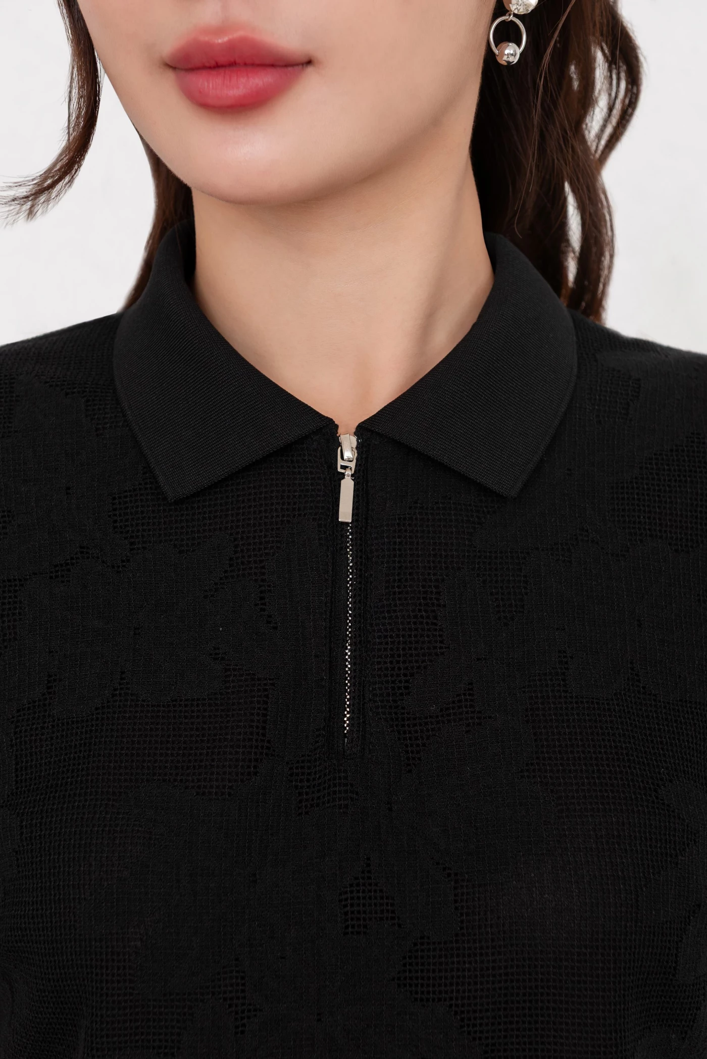 Mystic Veil Blouse - Áo ren cổ đức MS 16B0056