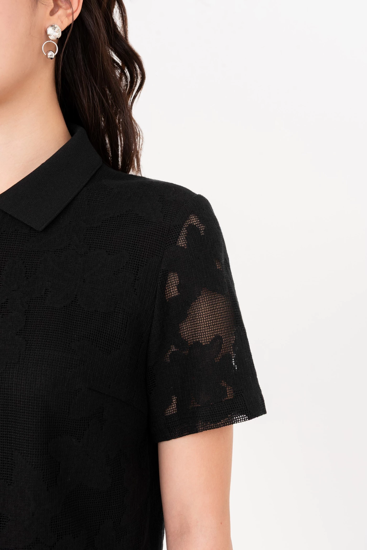 Mystic Veil Blouse - Áo ren cổ đức MS 16B0056