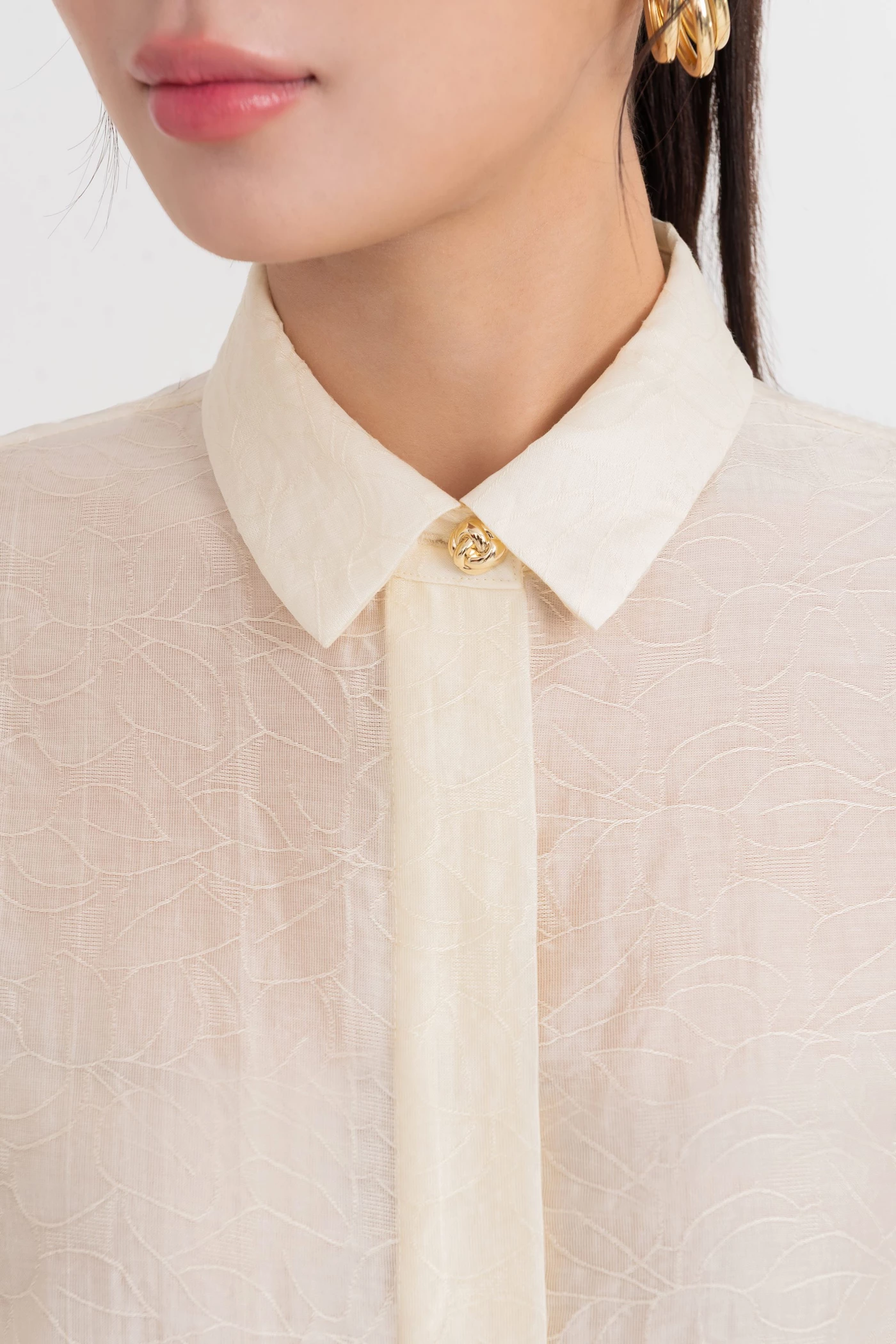 Ivory Blouse - Áo sơ mi Tencel