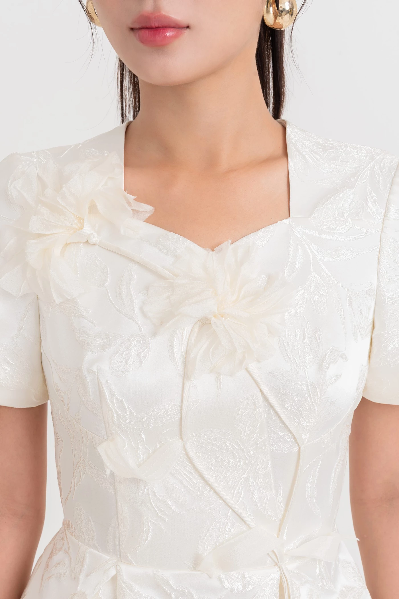 Noir Floras - Đầm dạ hội Organza