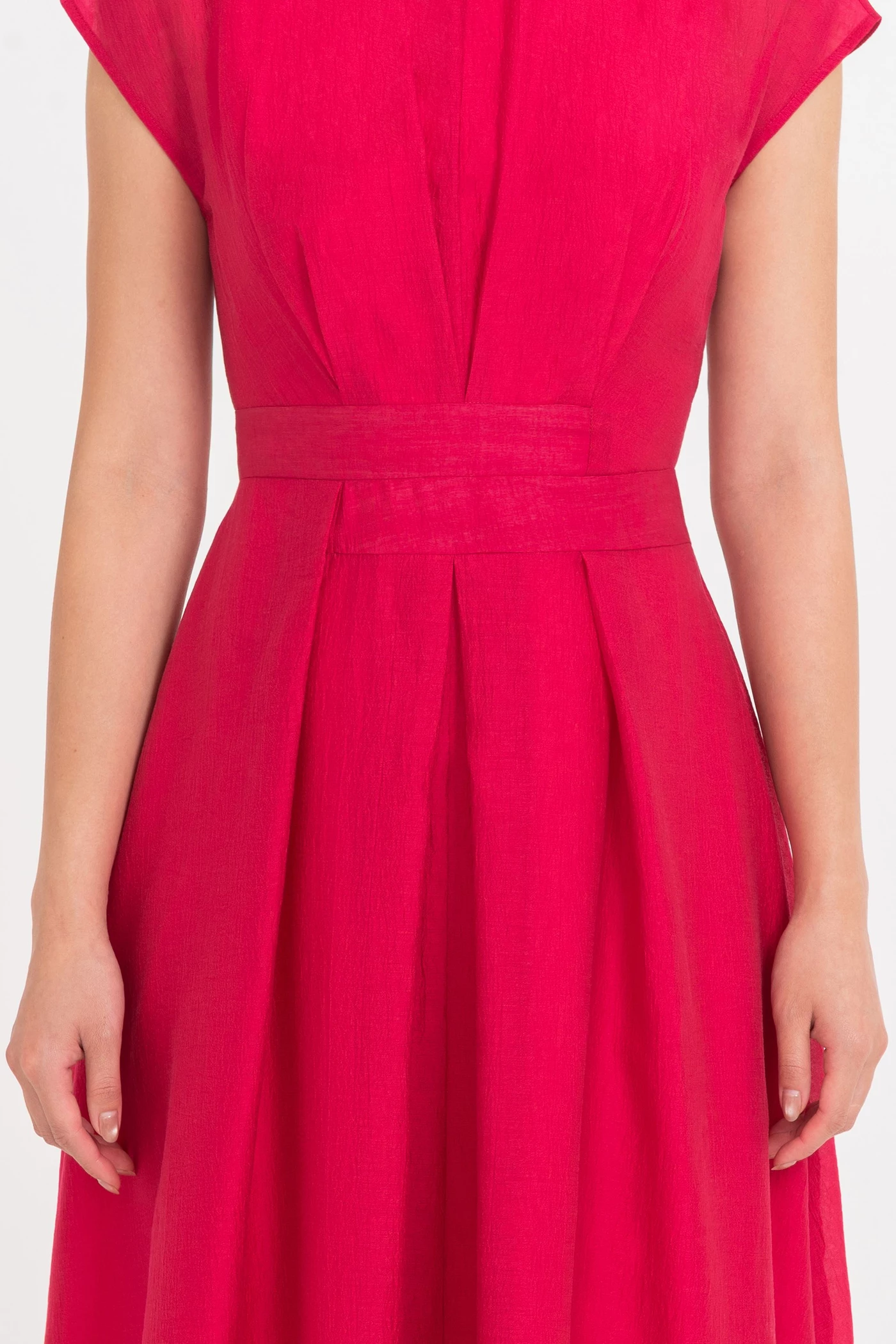 Tencel Alina Dress - Đầm lụa tay hến